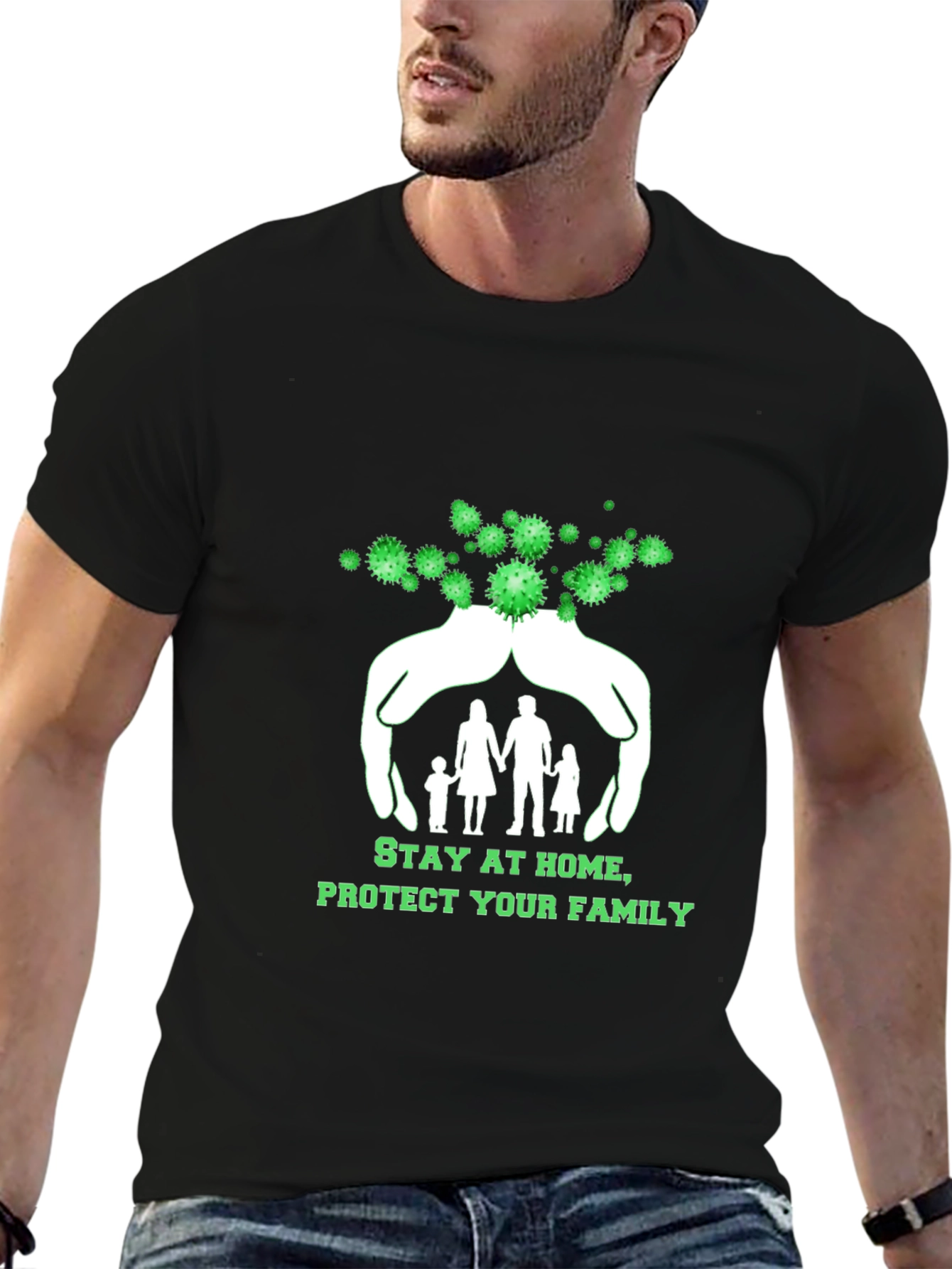 Stay Home Protect Family T-Shirt