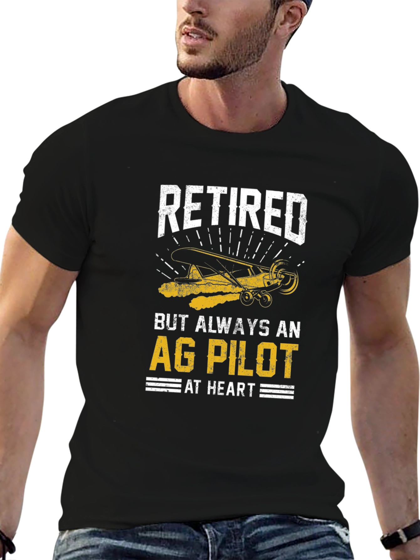 Retired Ag Pilot T-Shirt - Always at Heart