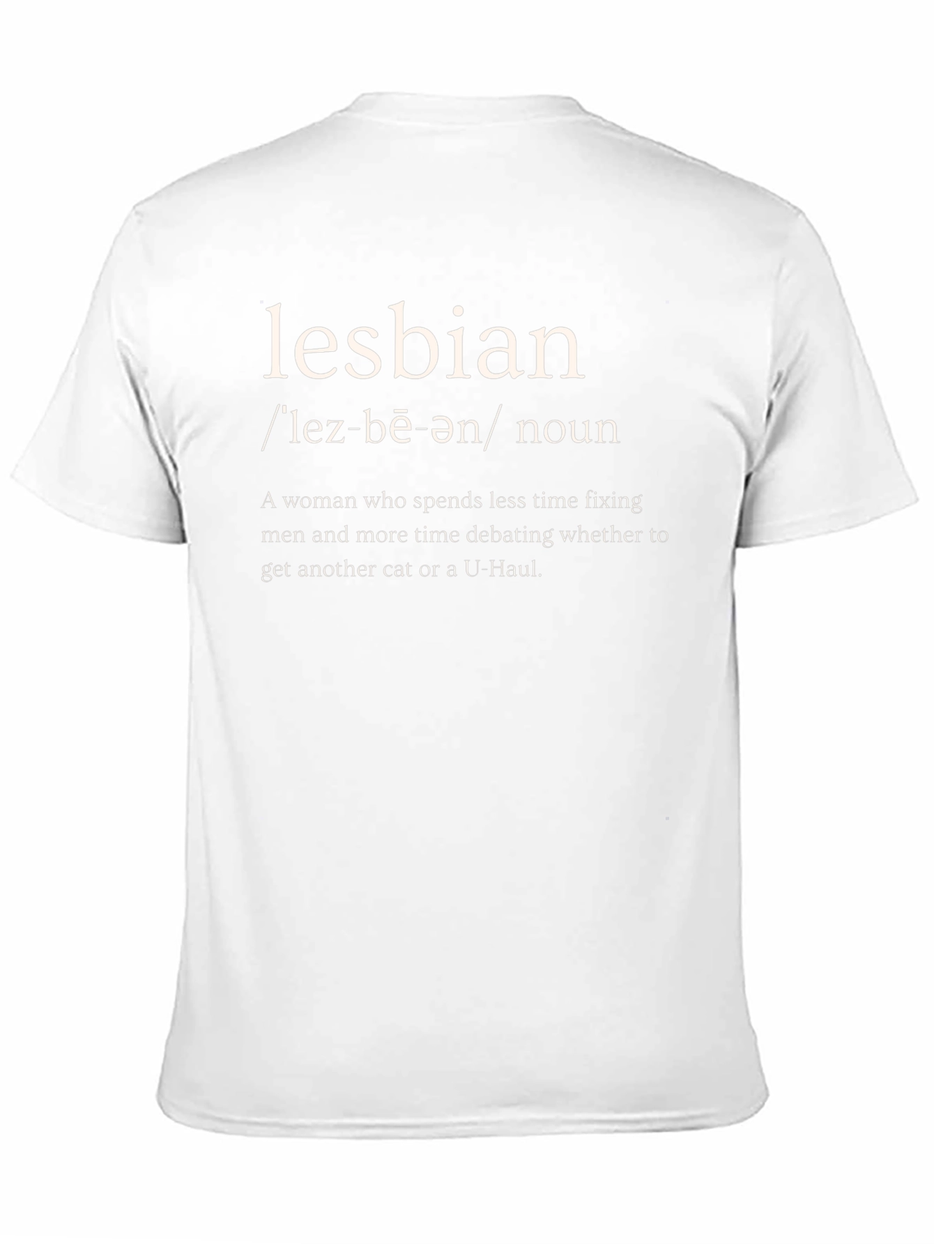 Lesbian Definition T-Shirt - Humorous Slogan Tee