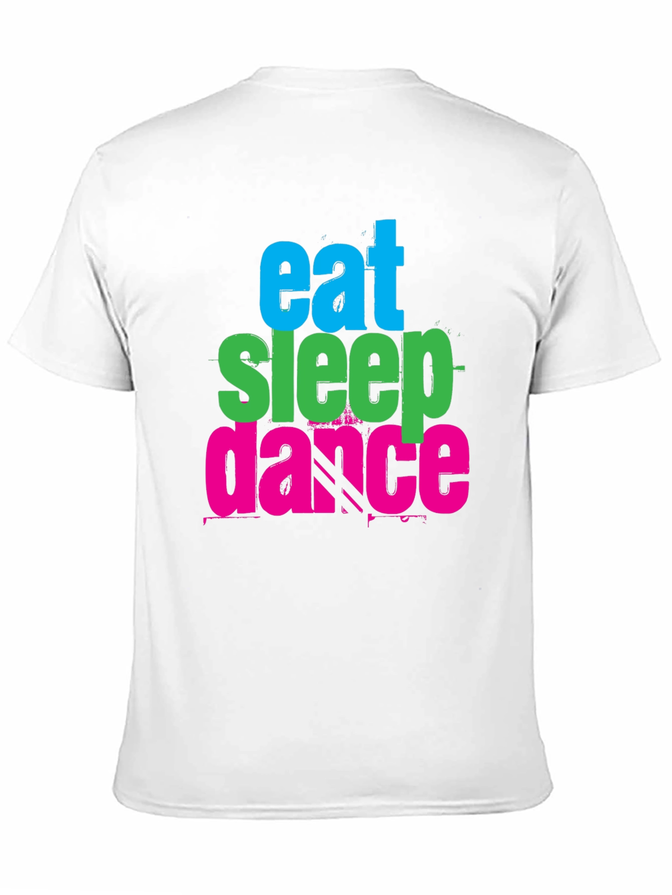 Eat Sleep Dance Graphic Tee - Black Cotton T-Shirt