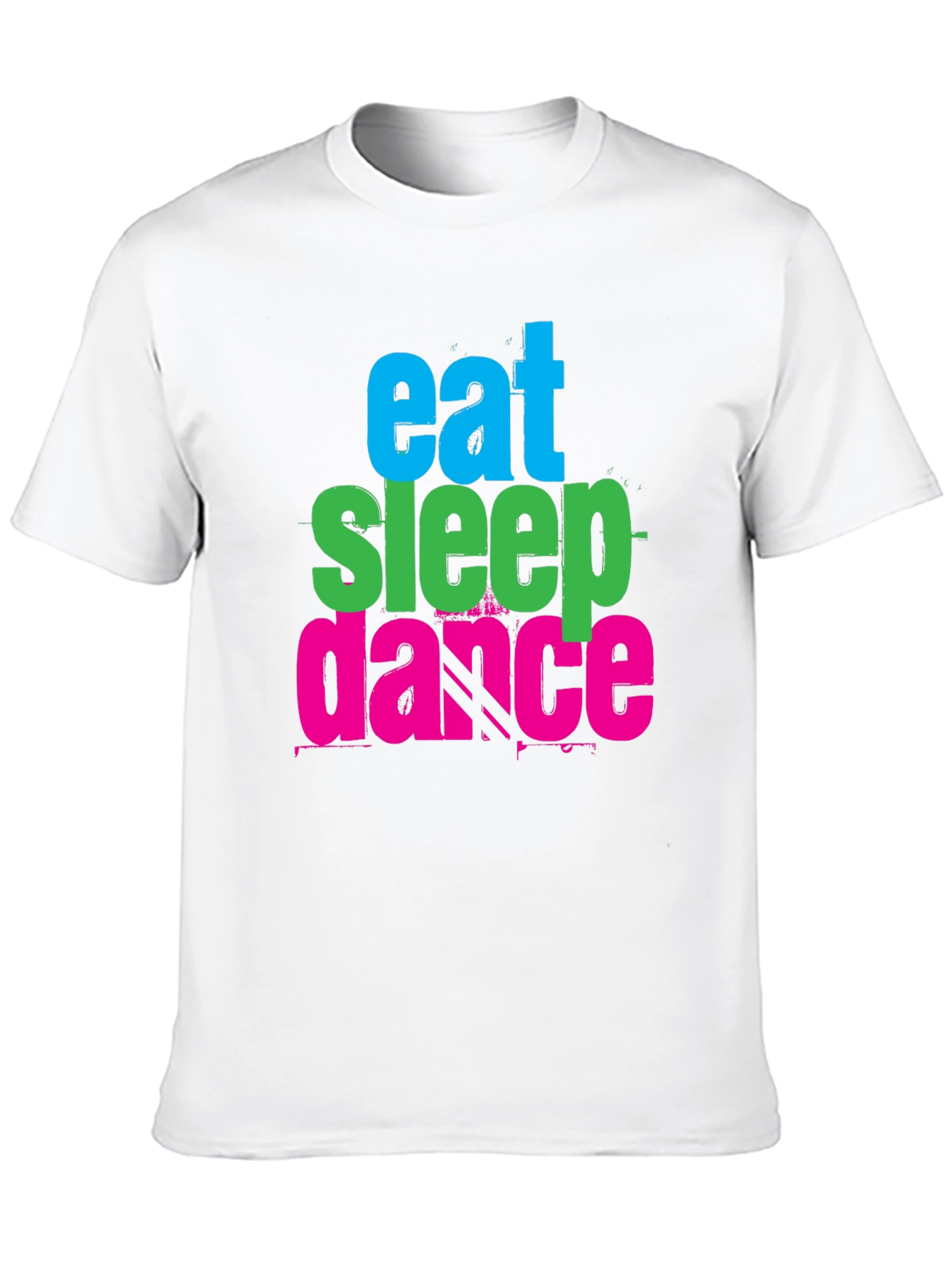 Eat Sleep Dance Graphic Tee - Black Cotton T-Shirt