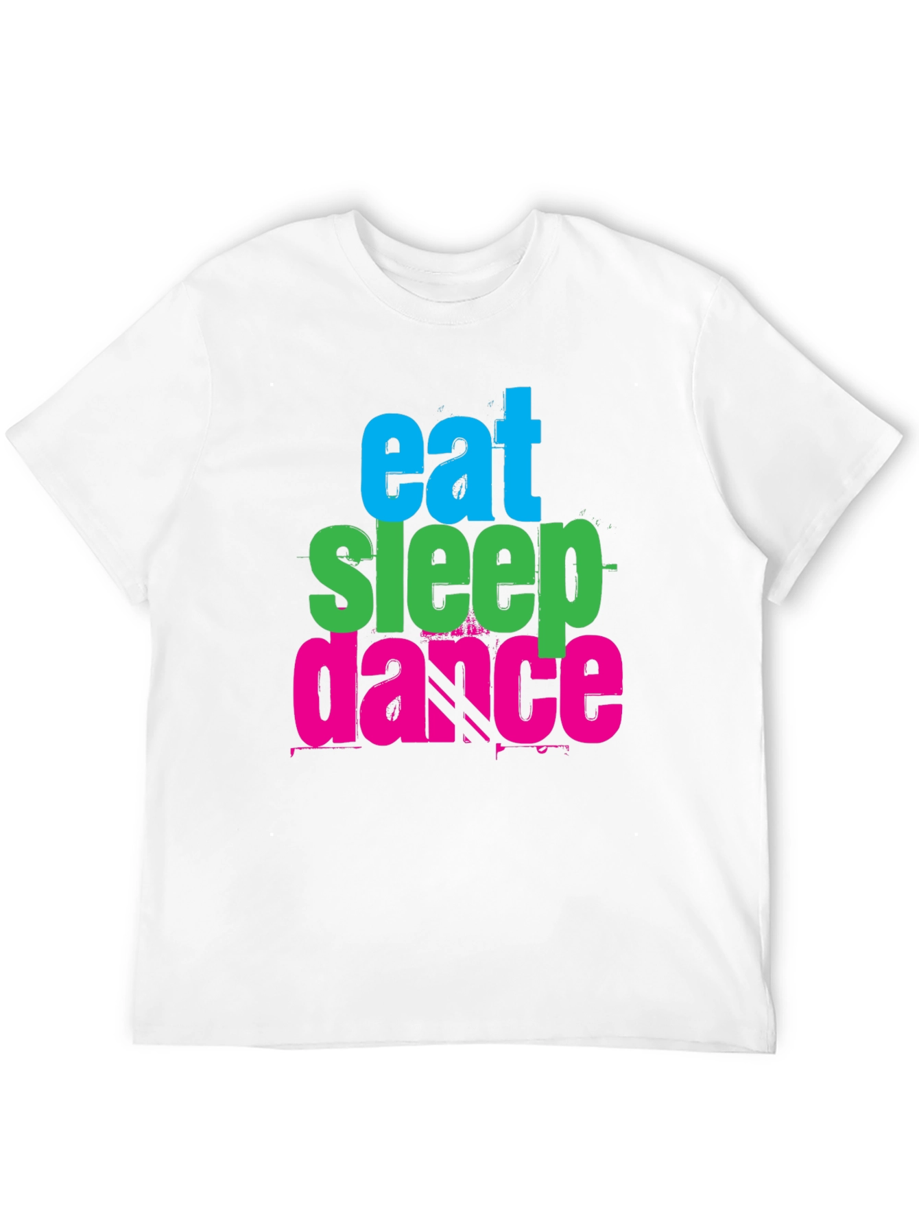 Eat Sleep Dance Graphic Tee - Black Cotton T-Shirt
