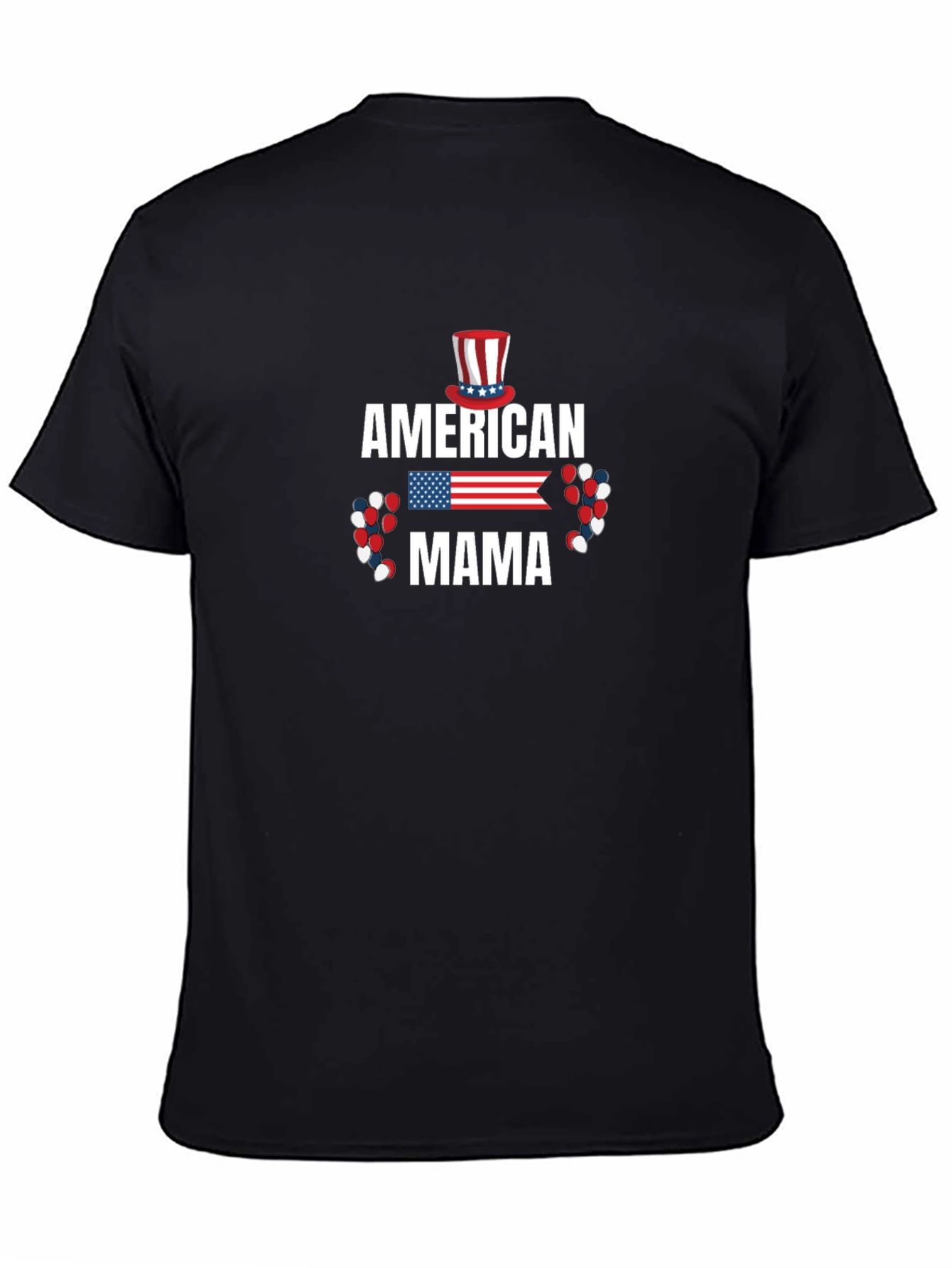 American Mama Patriotic Graphic T-Shirt