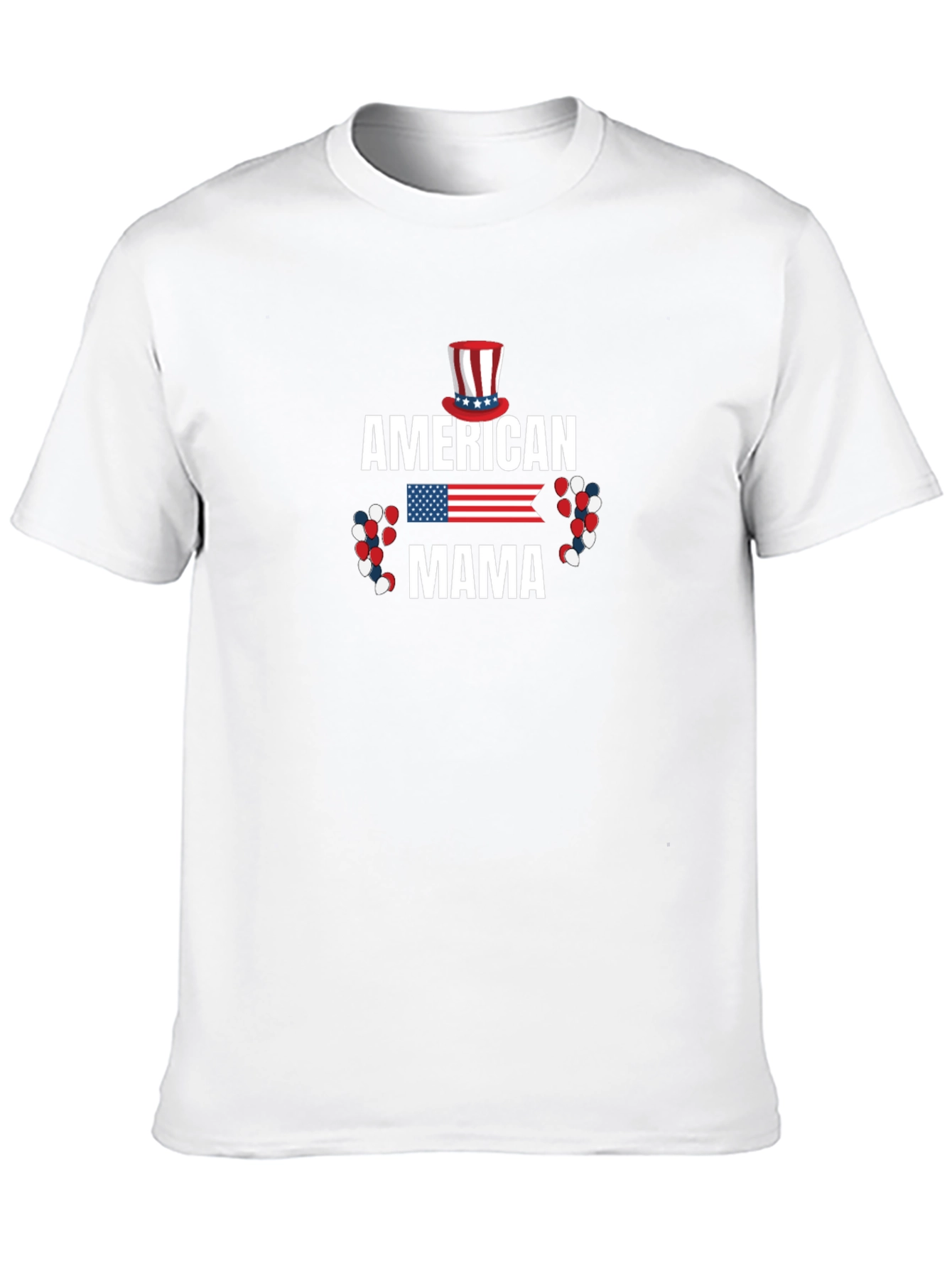 American Mama Patriotic Graphic T-Shirt