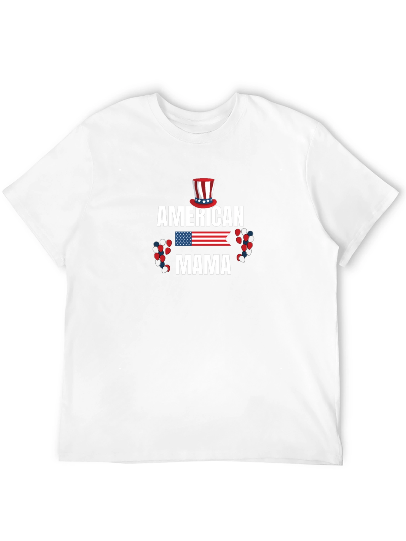 American Mama Patriotic Graphic T-Shirt
