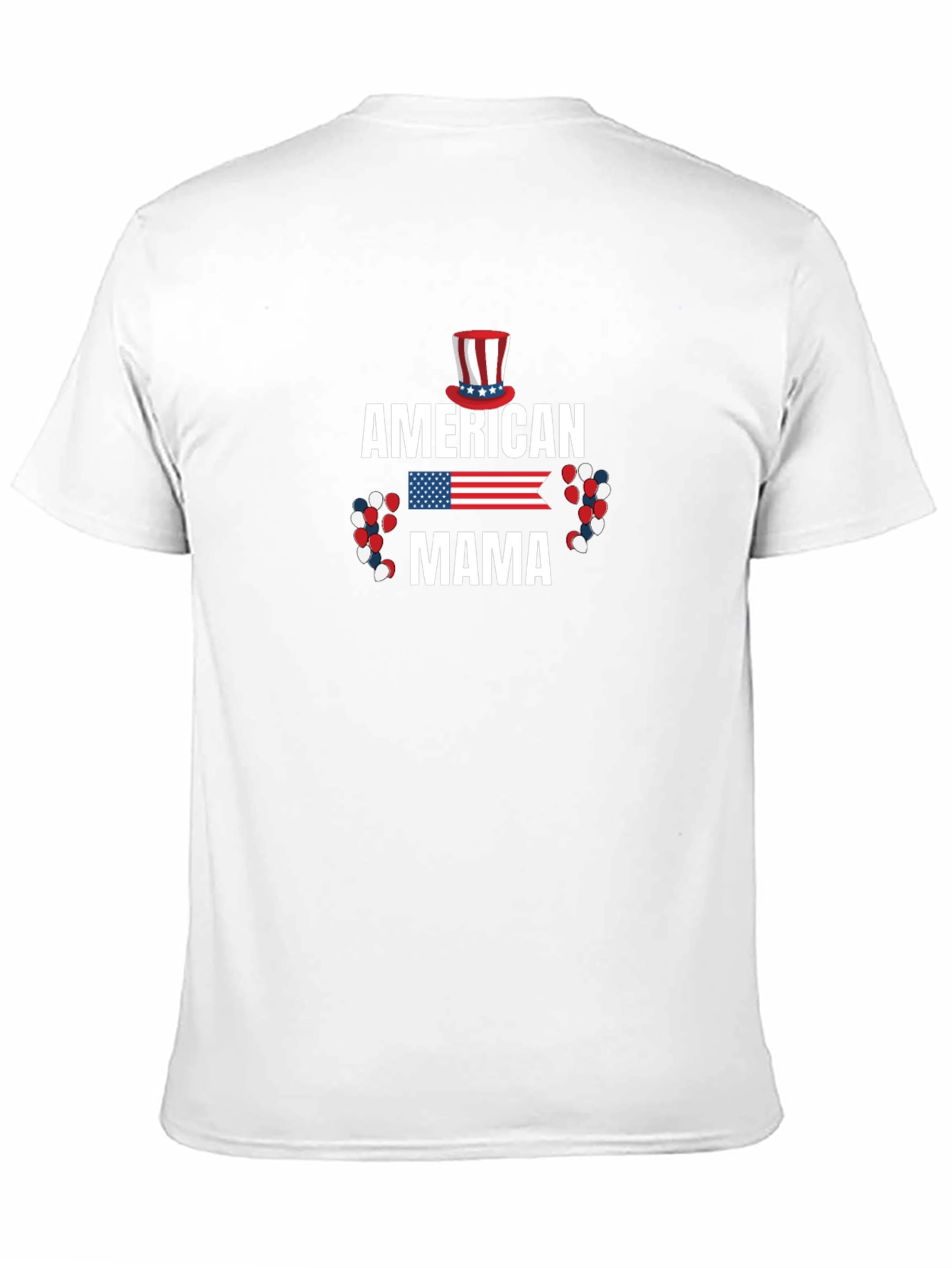American Mama Patriotic Graphic T-Shirt