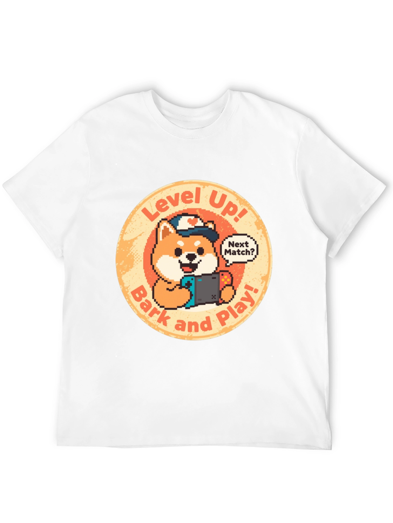Level Up! Gamer Dog Graphic Tee