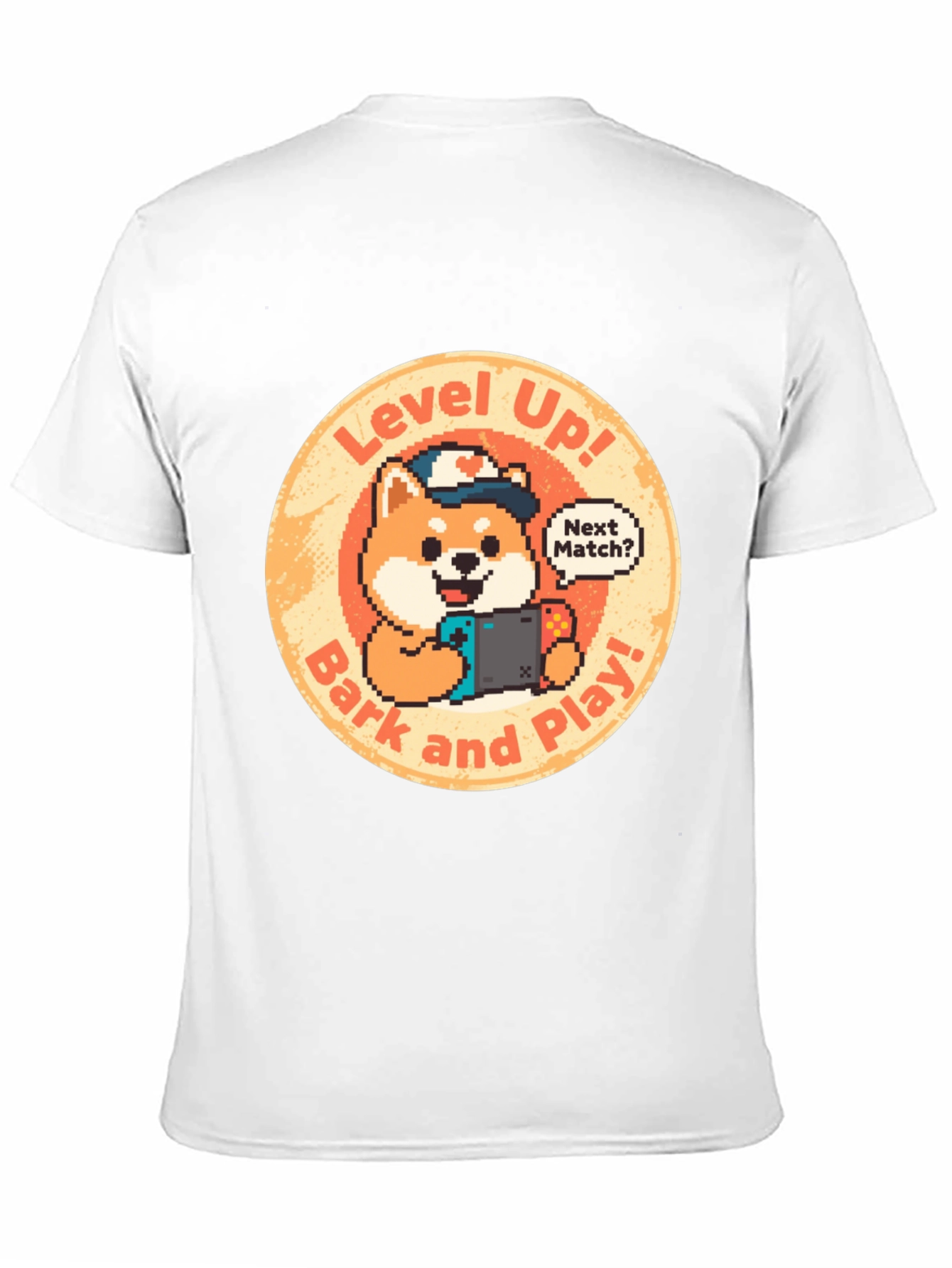 Level Up! Gamer Dog Graphic Tee