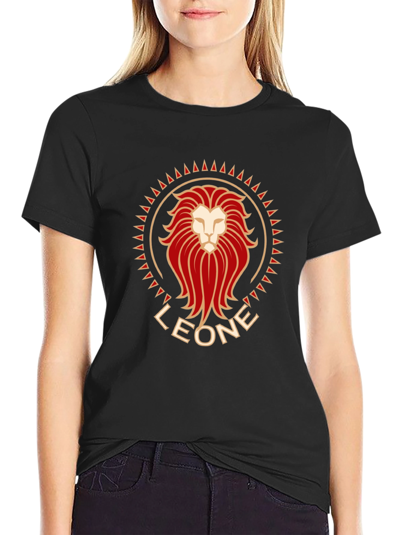LEONE Graphic Tee - Lion Head Design