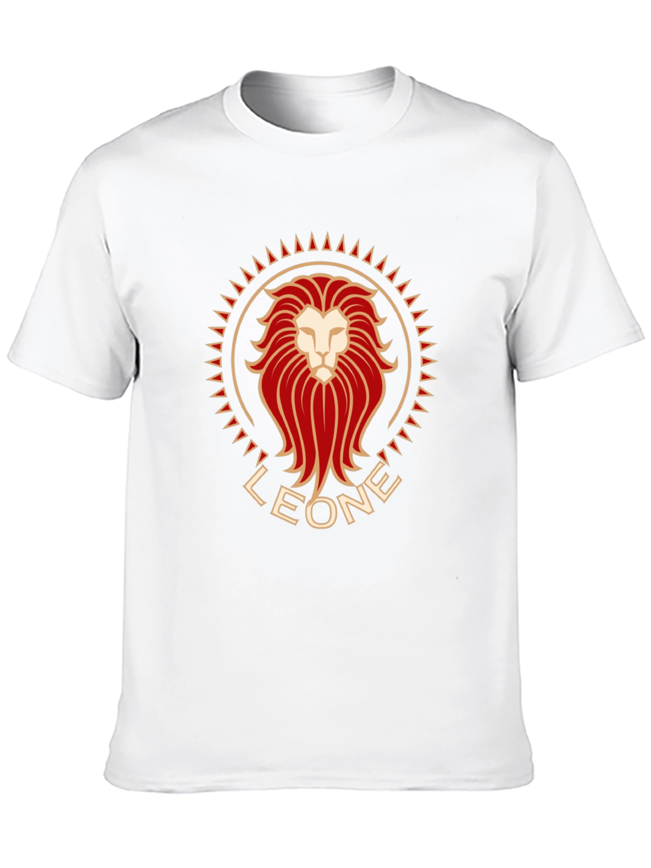 LEONE Graphic Tee - Lion Head Design