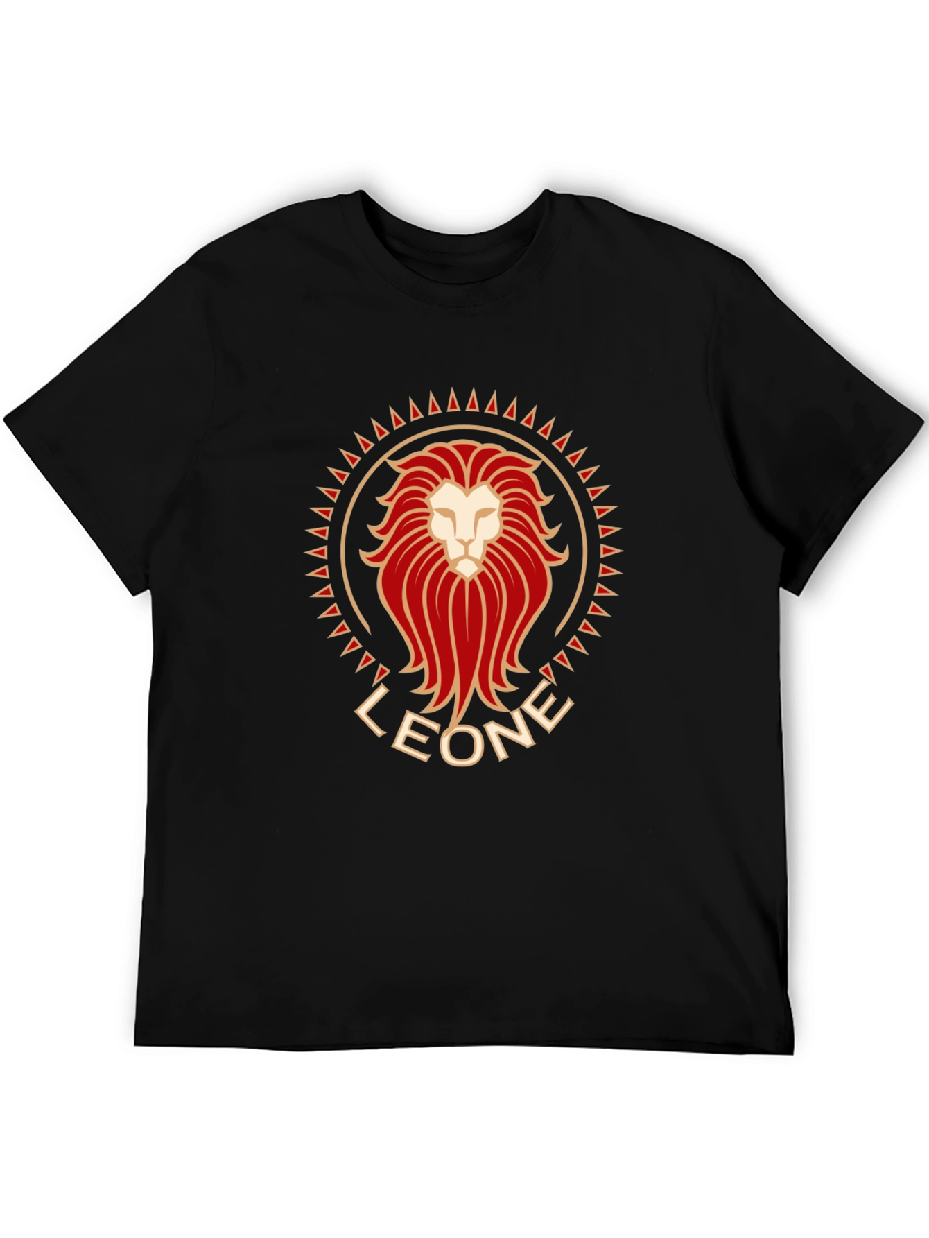 LEONE Graphic Tee - Lion Head Design