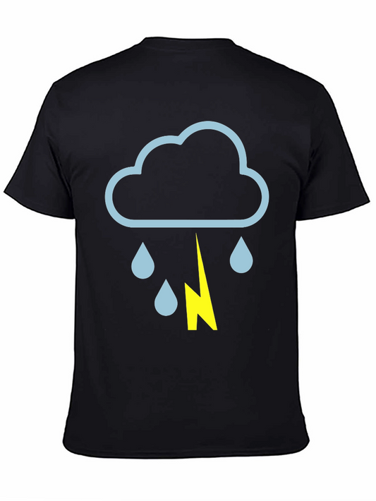 Rain Cloud Graphic T-Shirt - Weather Tee