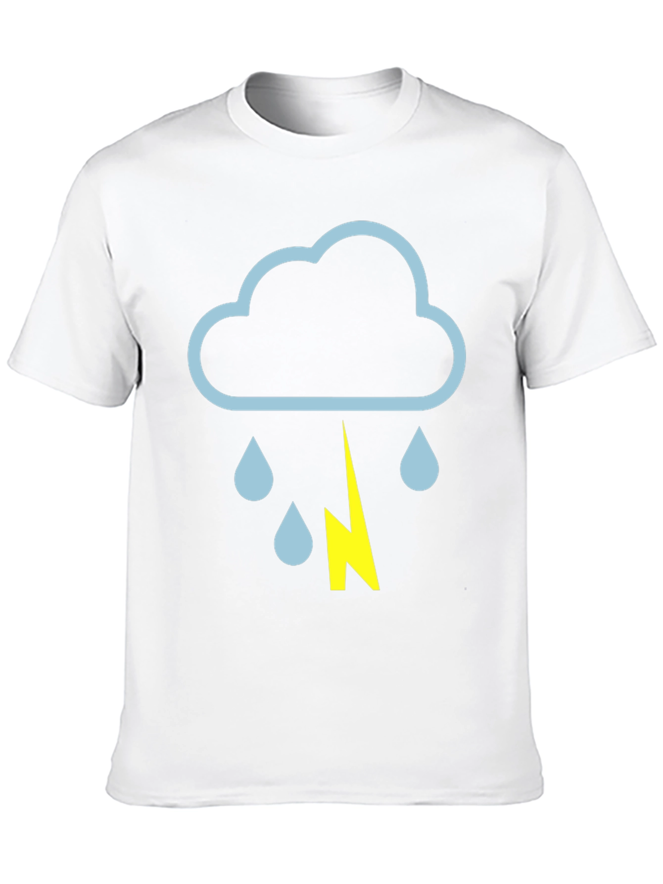 Rain Cloud Graphic T-Shirt - Weather Tee