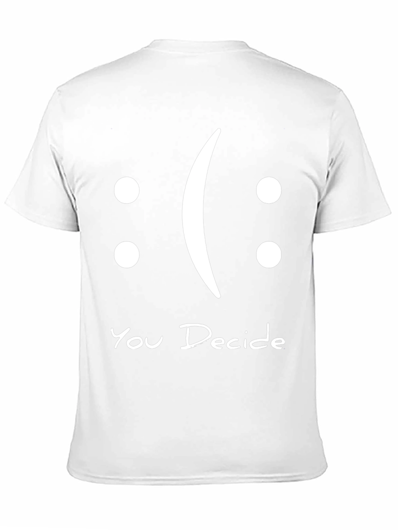 You Decide Graphic T-Shirt - Black Casual Tee