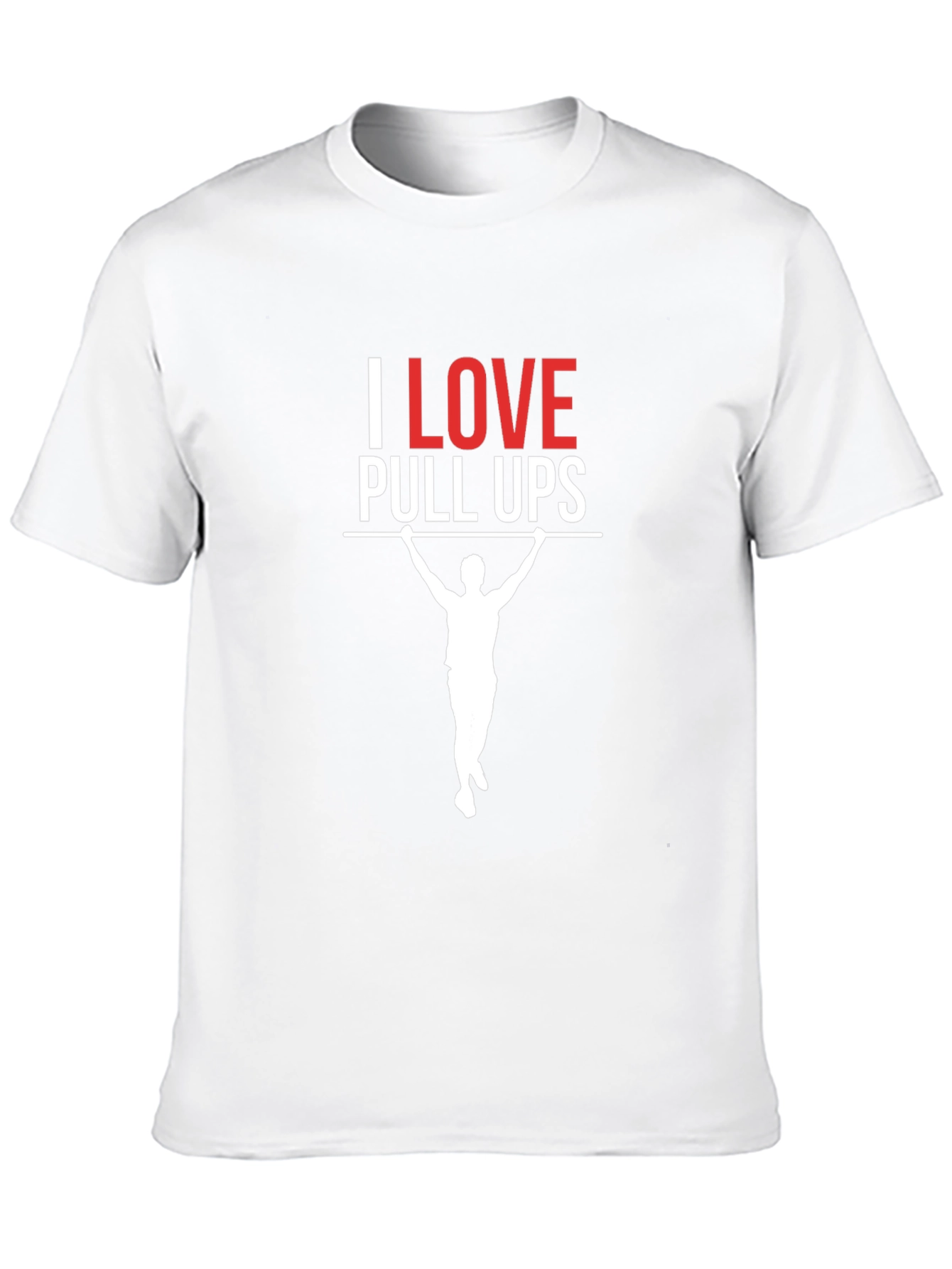 I Love Pull Ups Graphic T-Shirt - Black