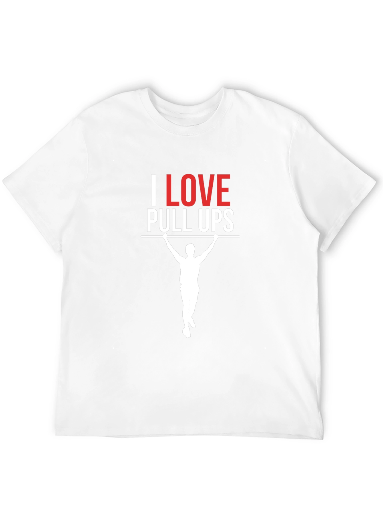 I Love Pull Ups Graphic T-Shirt - Black