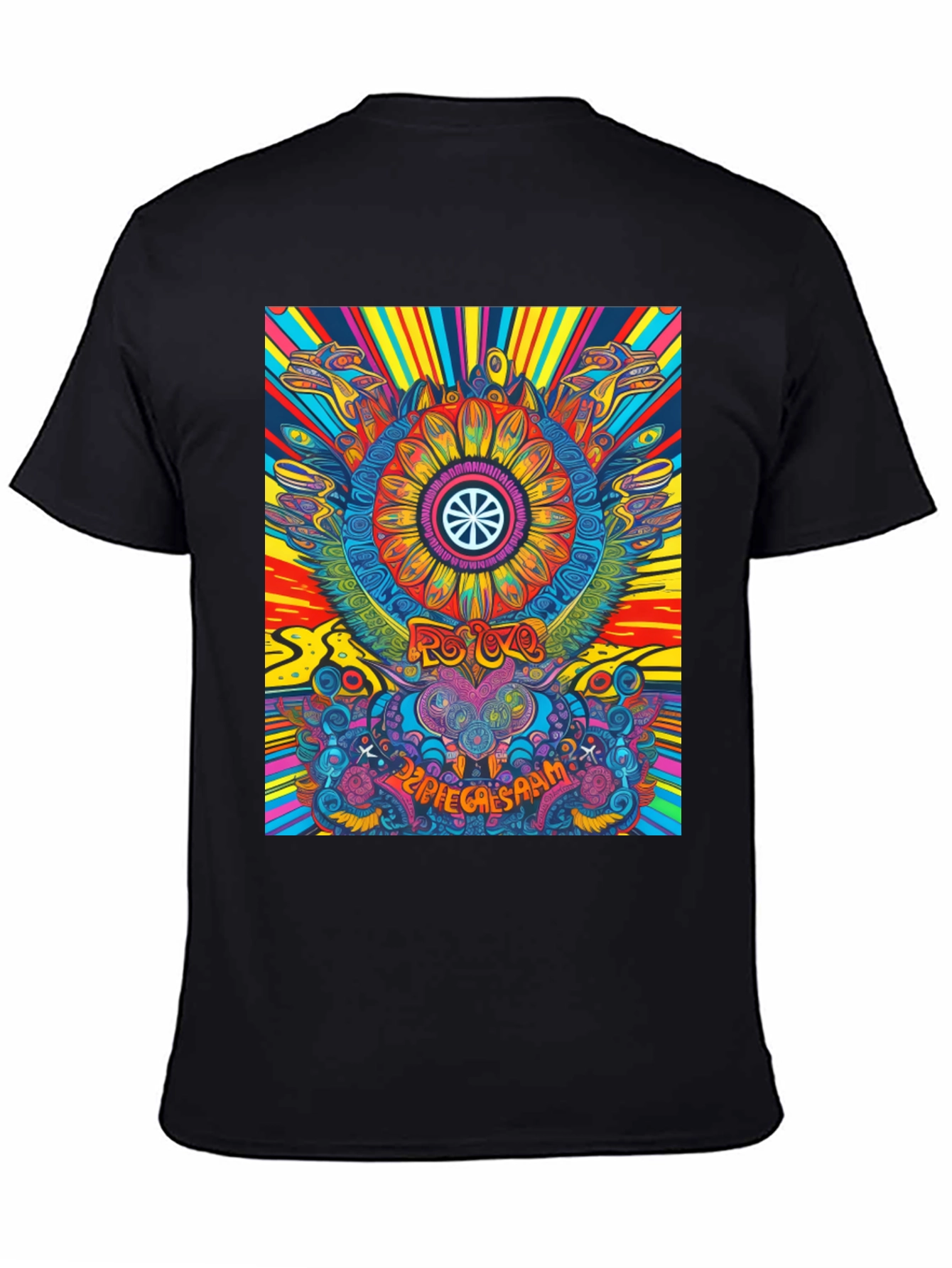 Retro Psychedelic Graphic T-Shirt