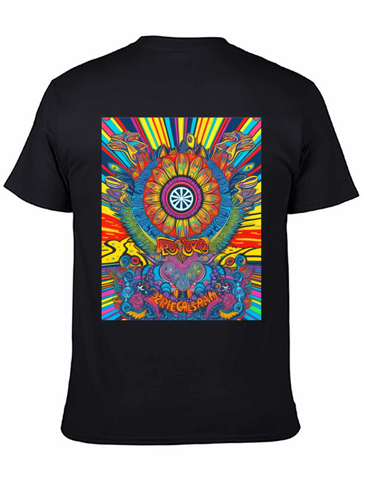 Retro Psychedelic Graphic T-Shirt