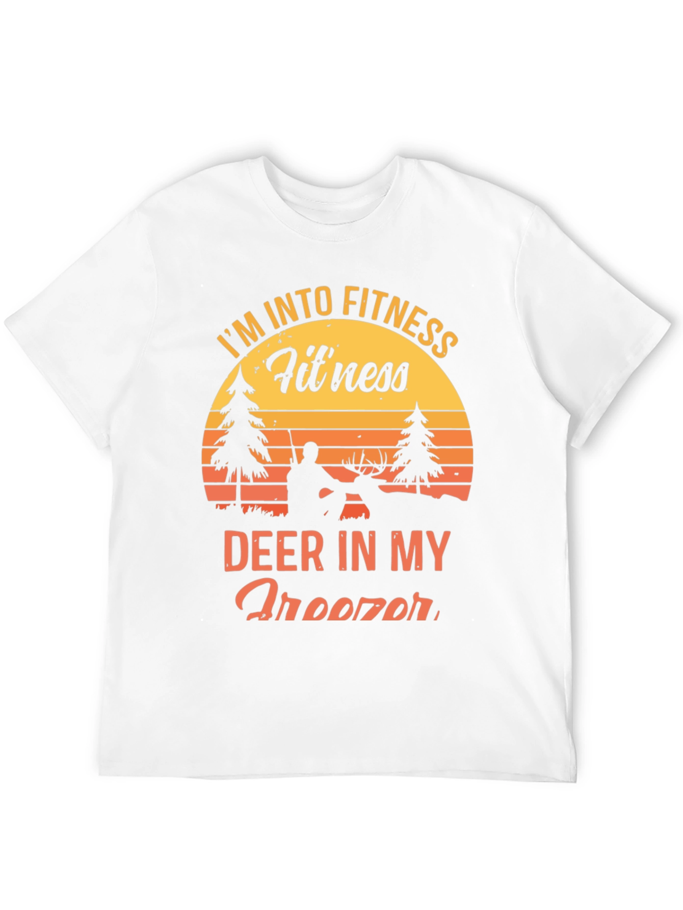 Fitness Deer Hunting Graphic T-Shirt