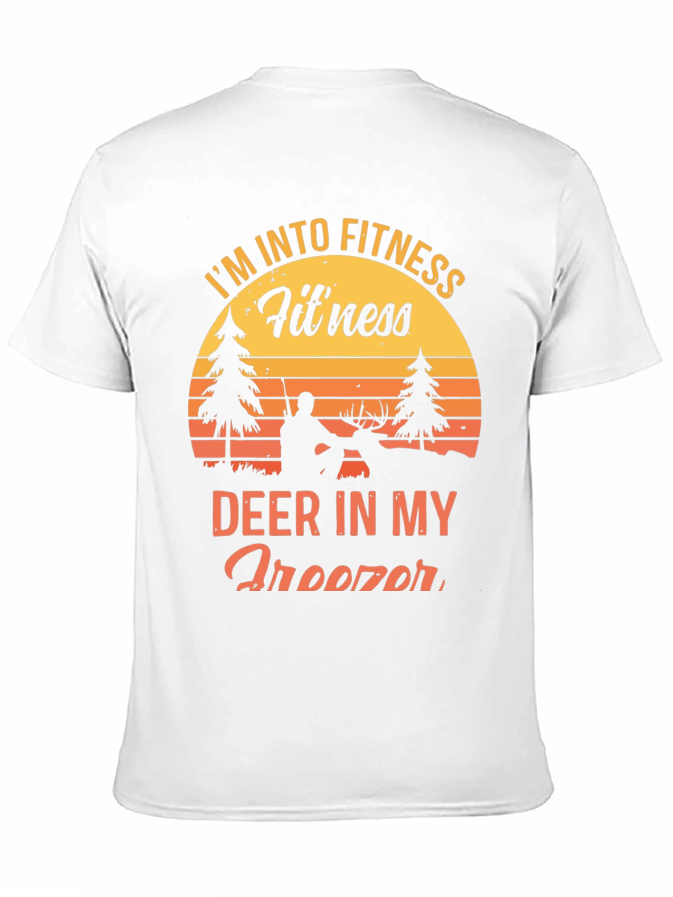 Fitness Deer Hunting Graphic T-Shirt