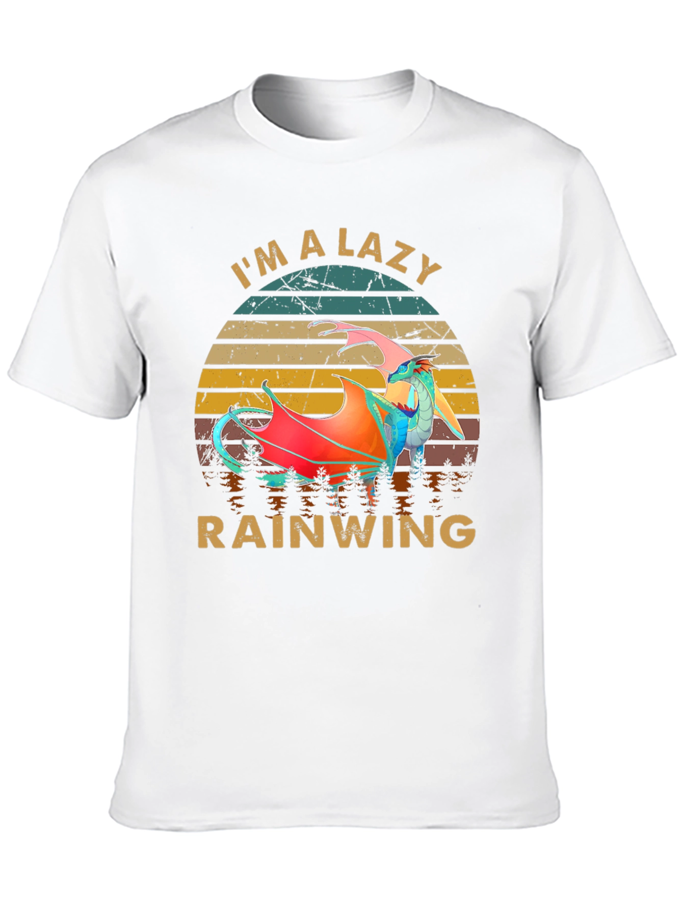 Lazy Rainwing Graphic T-Shirt - Black