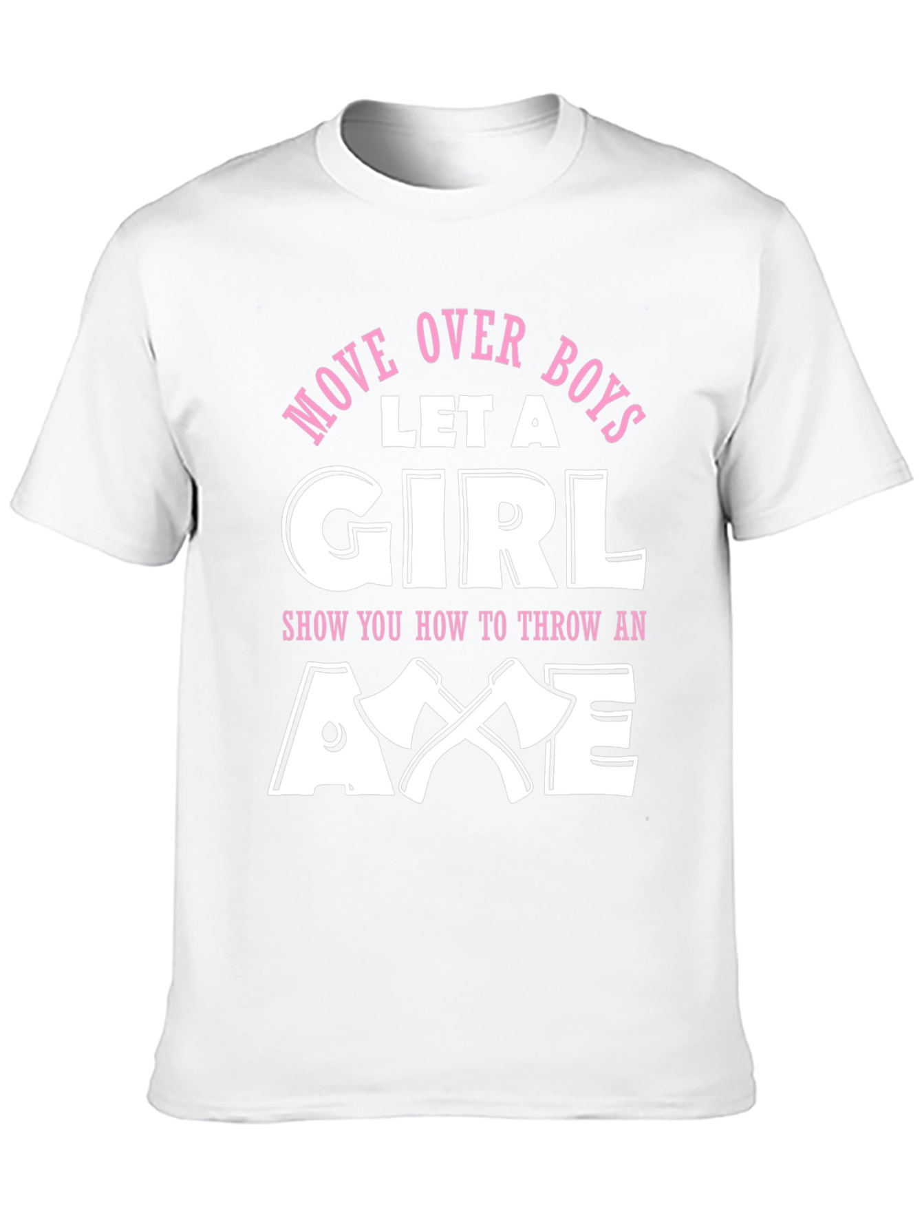 Girl Axe Thrower T-Shirt - Black Humor Tee