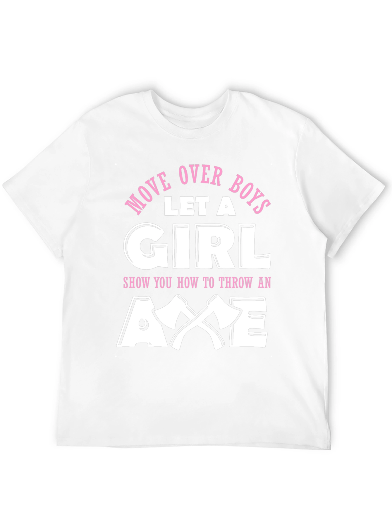 Girl Axe Thrower T-Shirt - Black Humor Tee