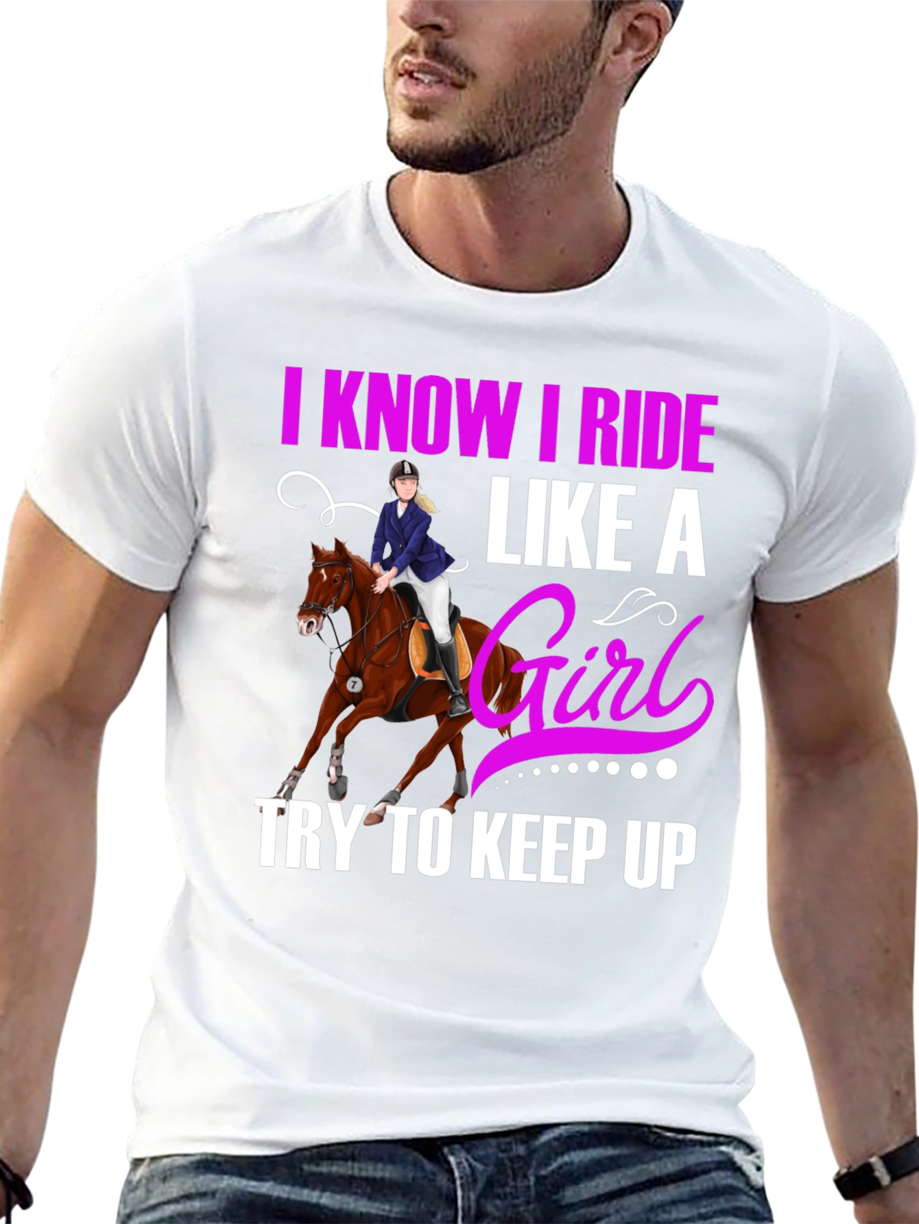 I Know I Ride Like A Girl T-Shirt