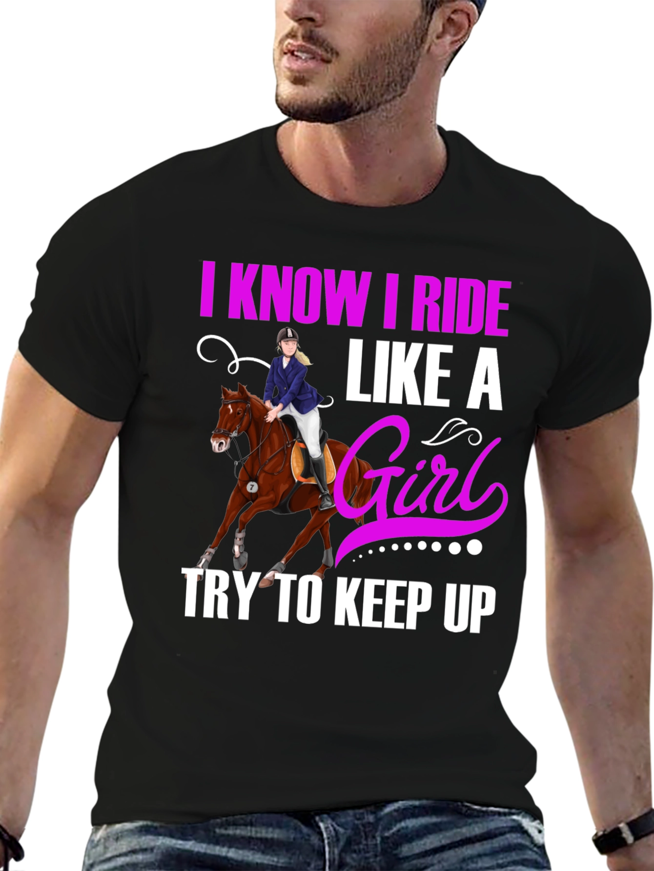 I Know I Ride Like A Girl T-Shirt