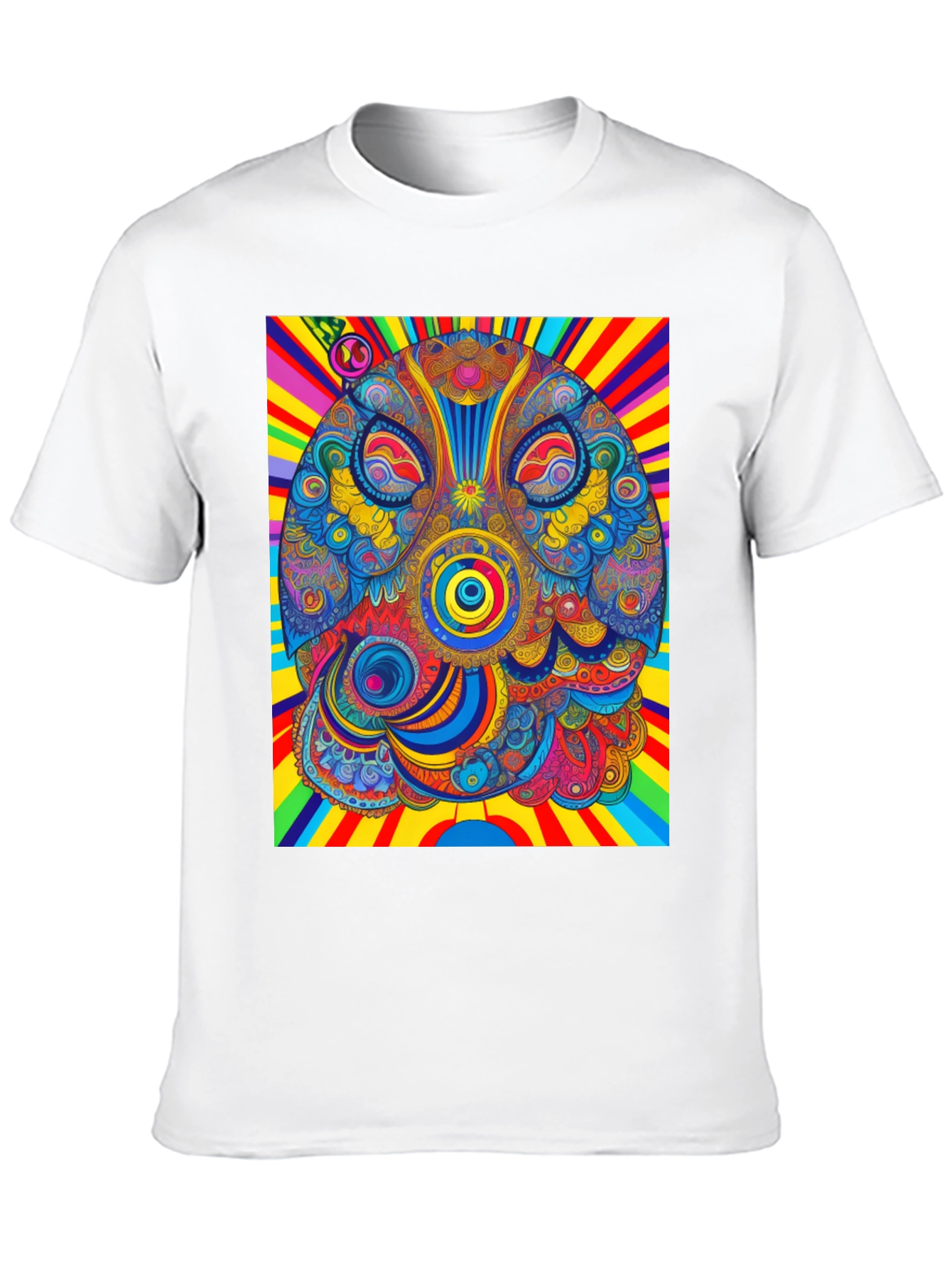 Psychedelic Owl Graphic T-Shirt