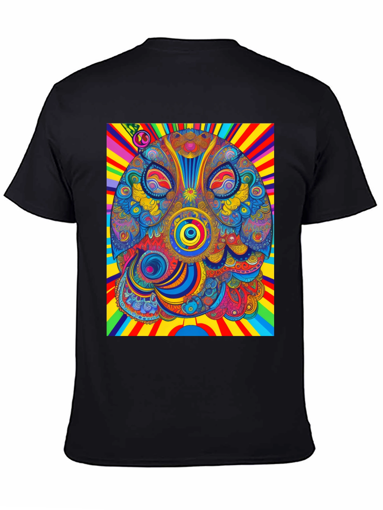 Psychedelic Owl Graphic T-Shirt