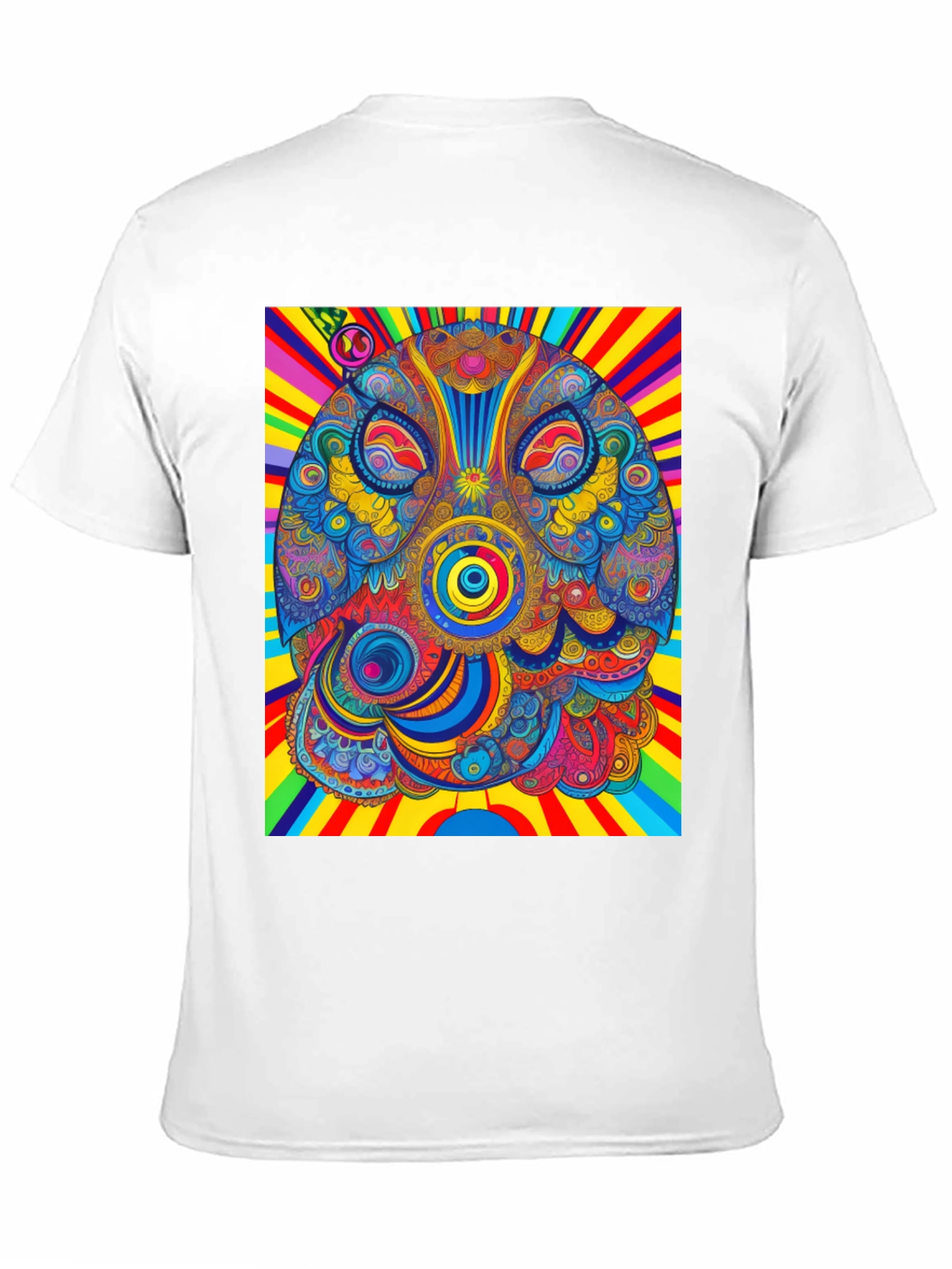 Psychedelic Owl Graphic T-Shirt