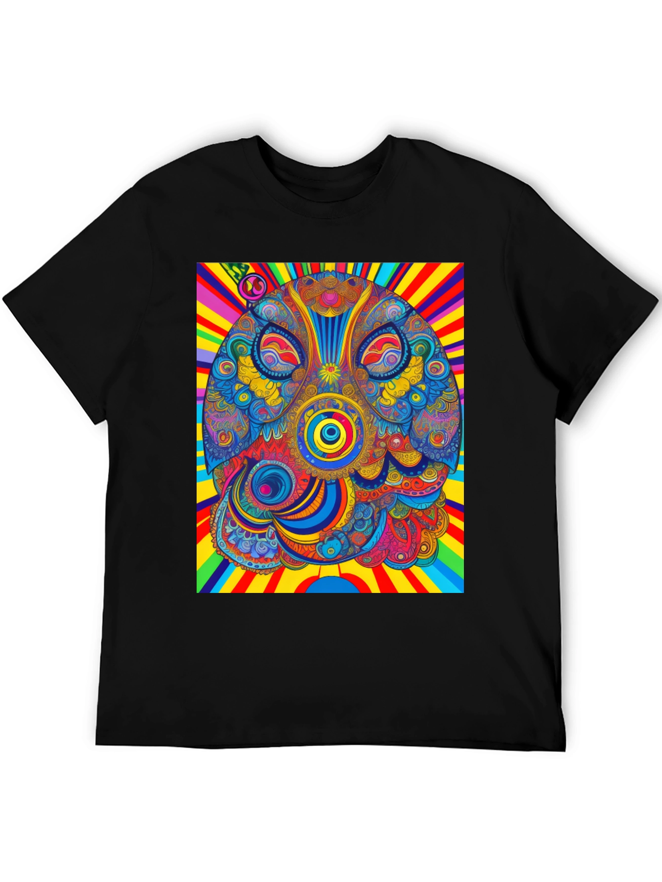 Psychedelic Owl Graphic T-Shirt