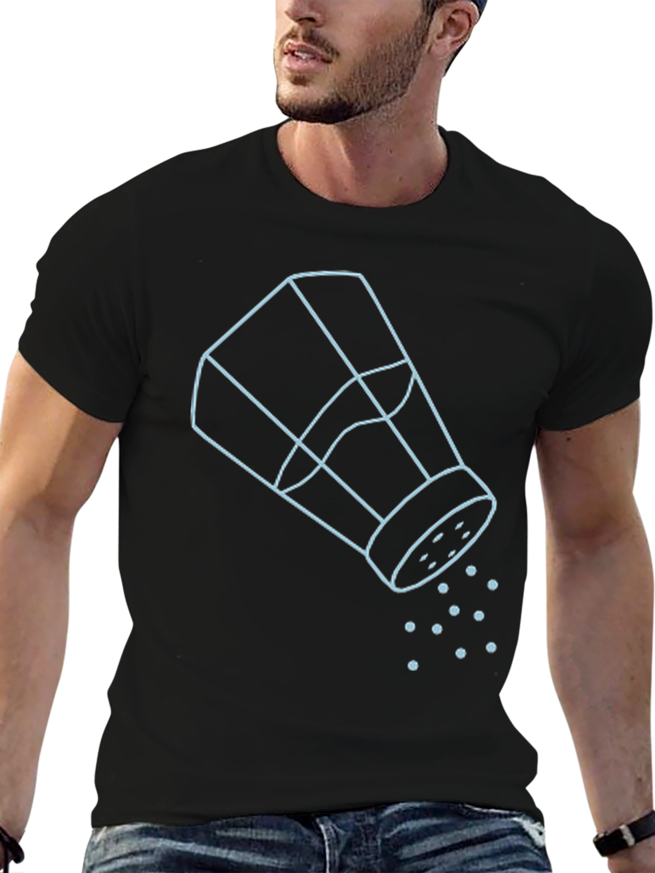 Salt Shaker Graphic T-Shirt - Casual Style