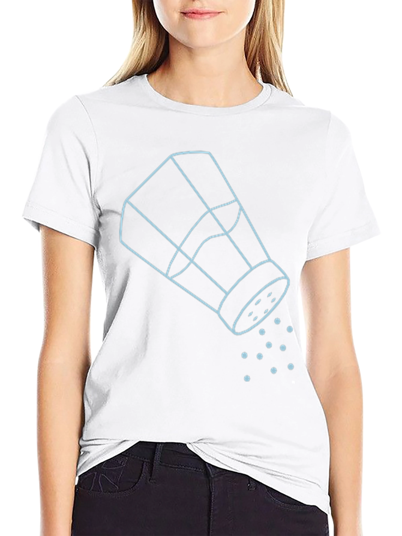 Salt Shaker Graphic T-Shirt - Casual Style