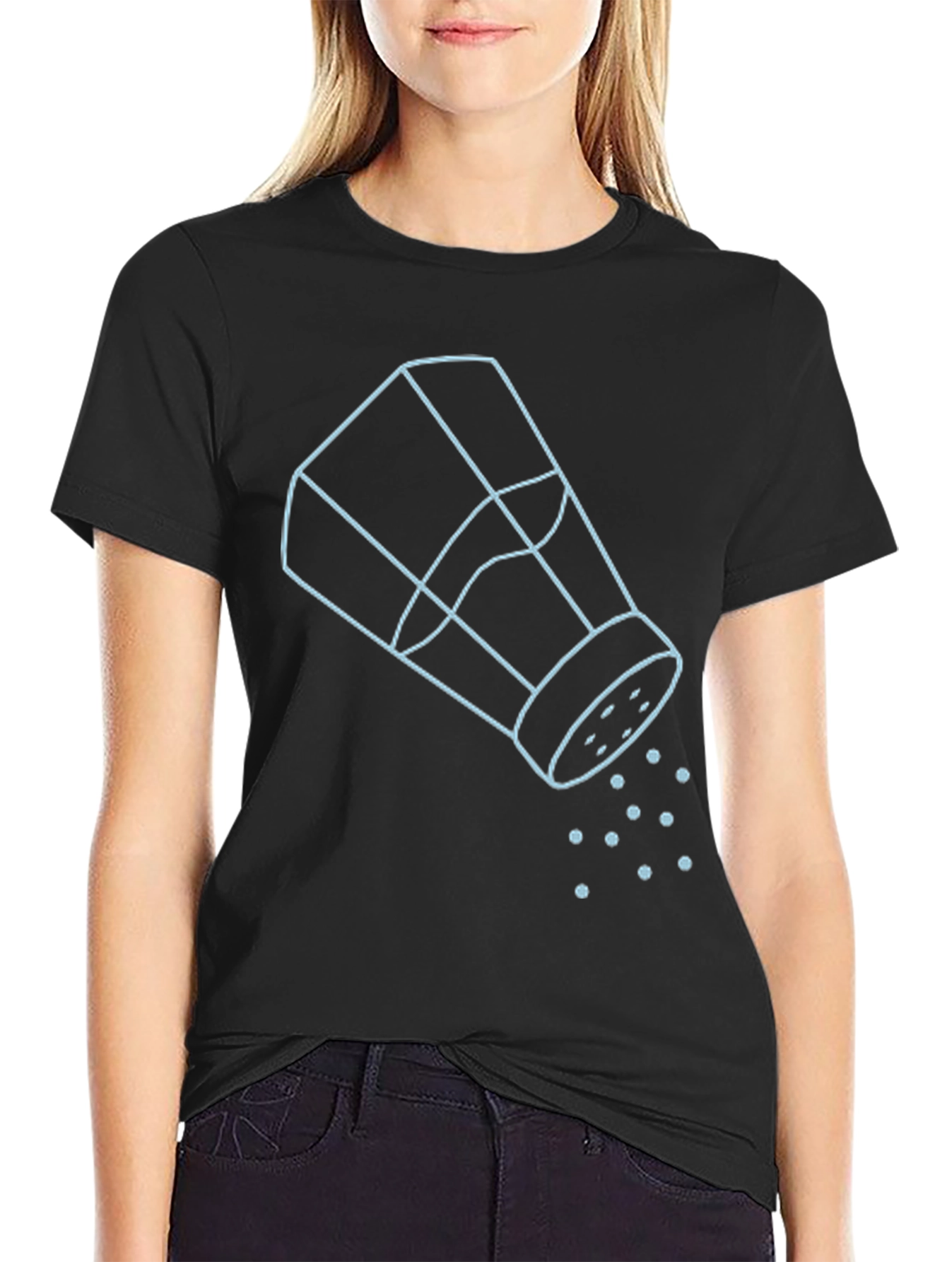 Salt Shaker Graphic T-Shirt - Casual Style