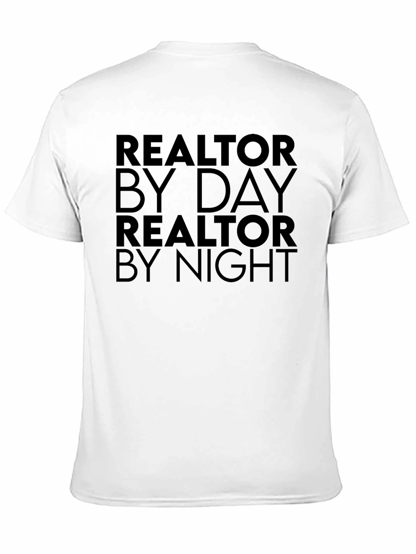 Realtor By Day Black Graphic T-Shirt