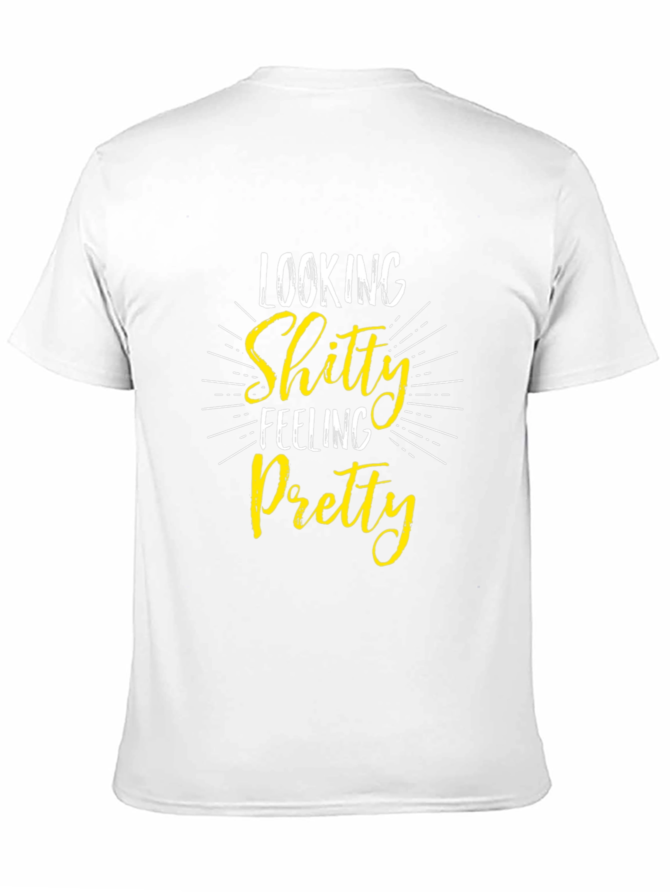 Shitty Feeling Pretty Graphic Tee - Black T-Shirt