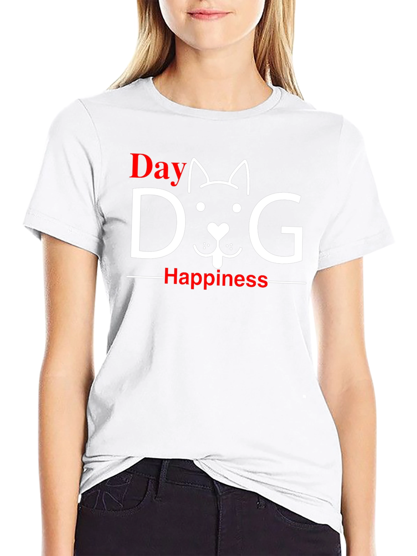 Dog Happiness T-Shirt -  Day Love