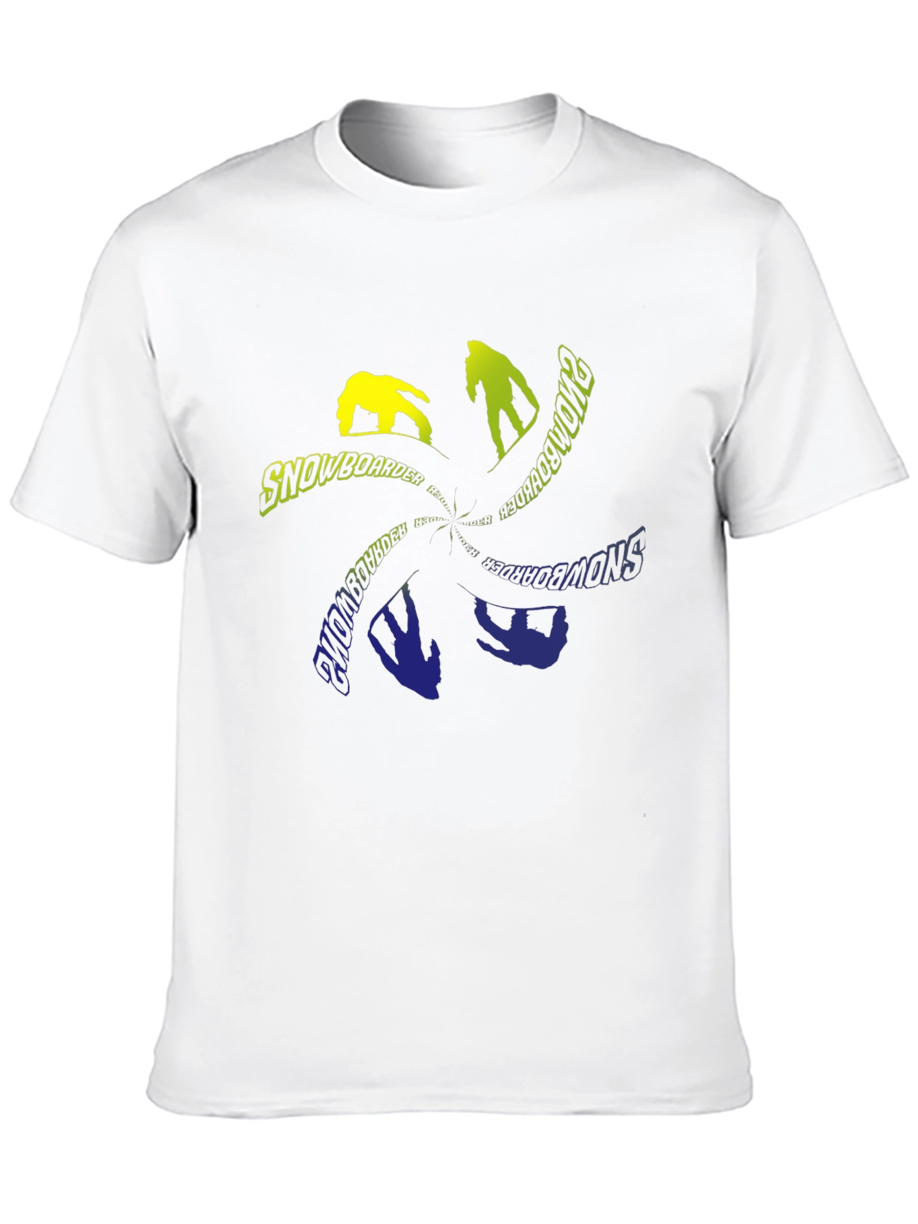 Snowboarder Graphic T-Shirt - Black