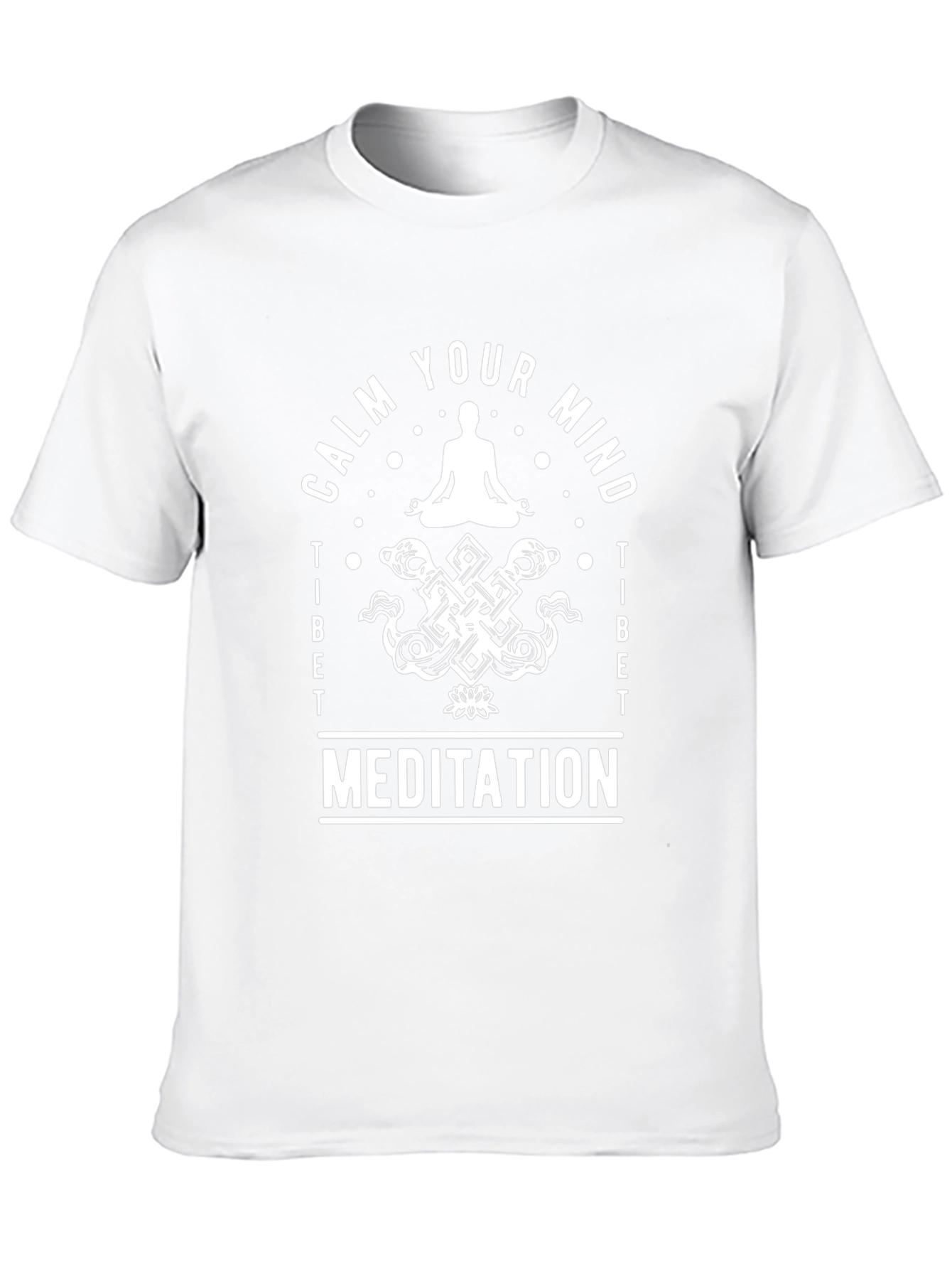 Calm Your Mind Meditation T-Shirt - Yoga Inspired Tee