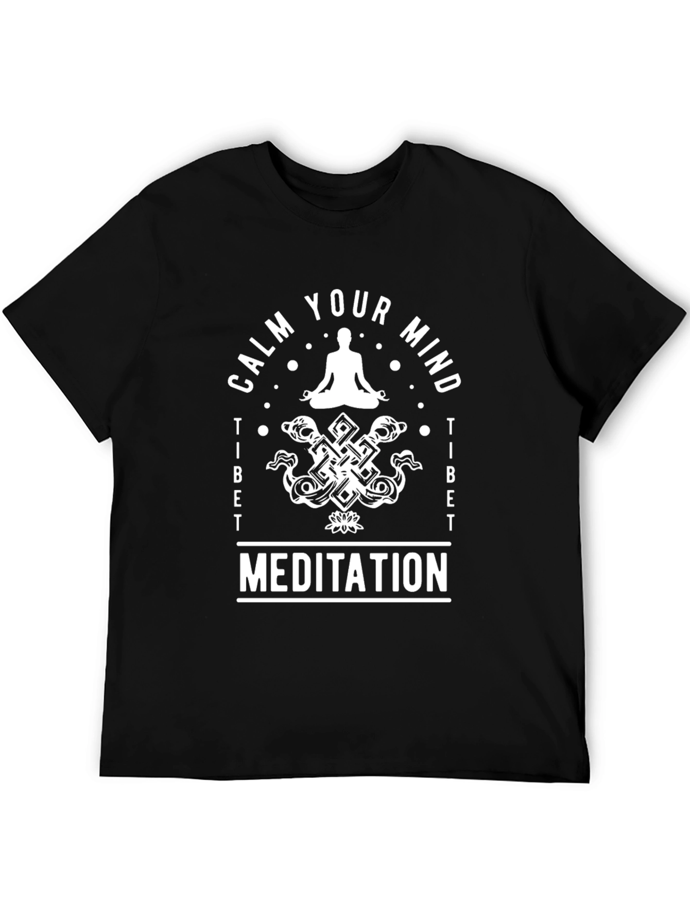 Calm Your Mind Meditation T-Shirt - Yoga Inspired Tee