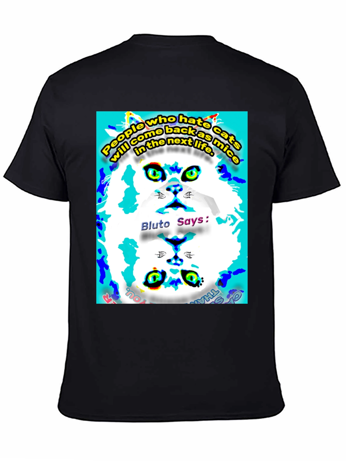 Funny Cat Graphic T-Shirt