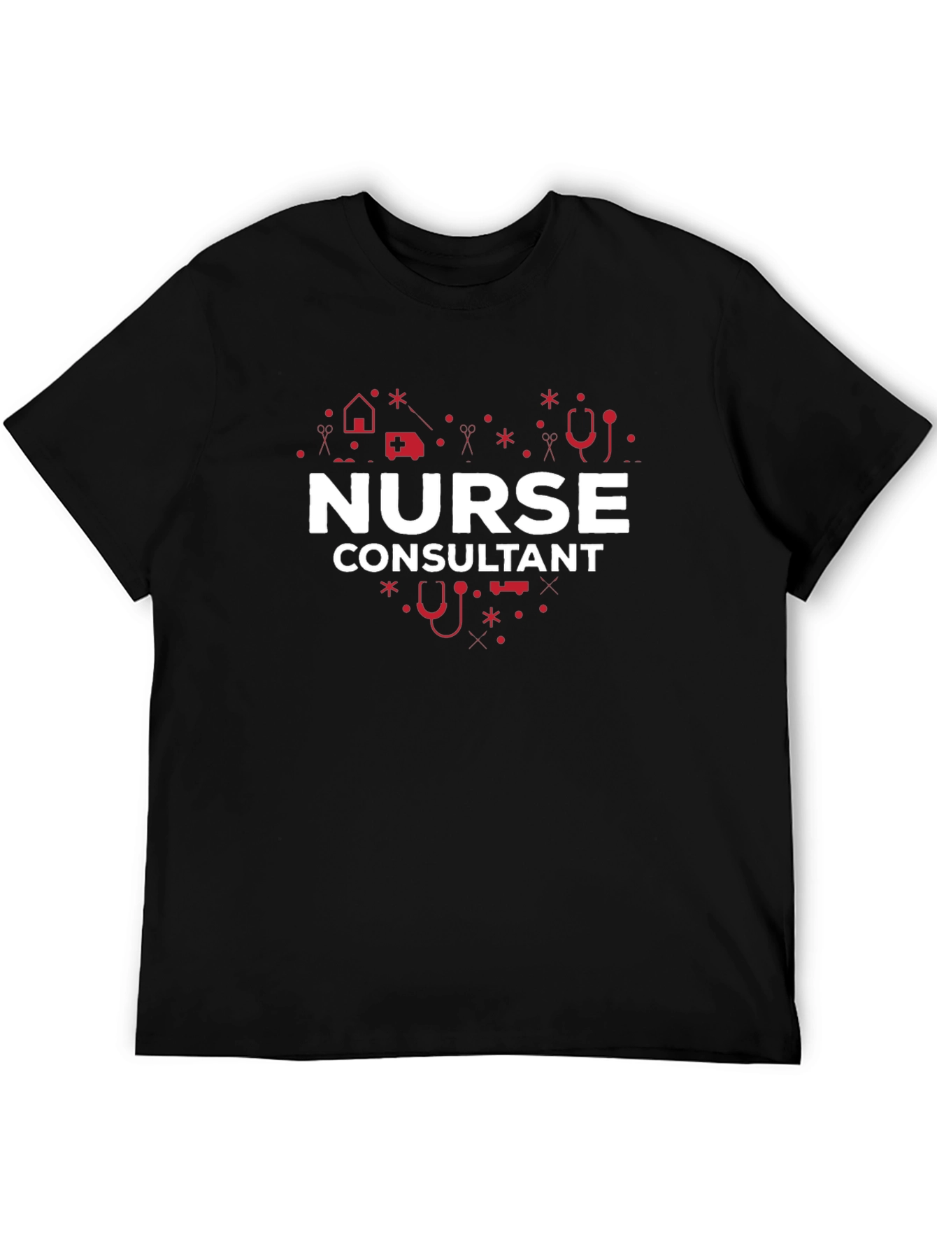 Nurse Consultant Heart Graphic Tee