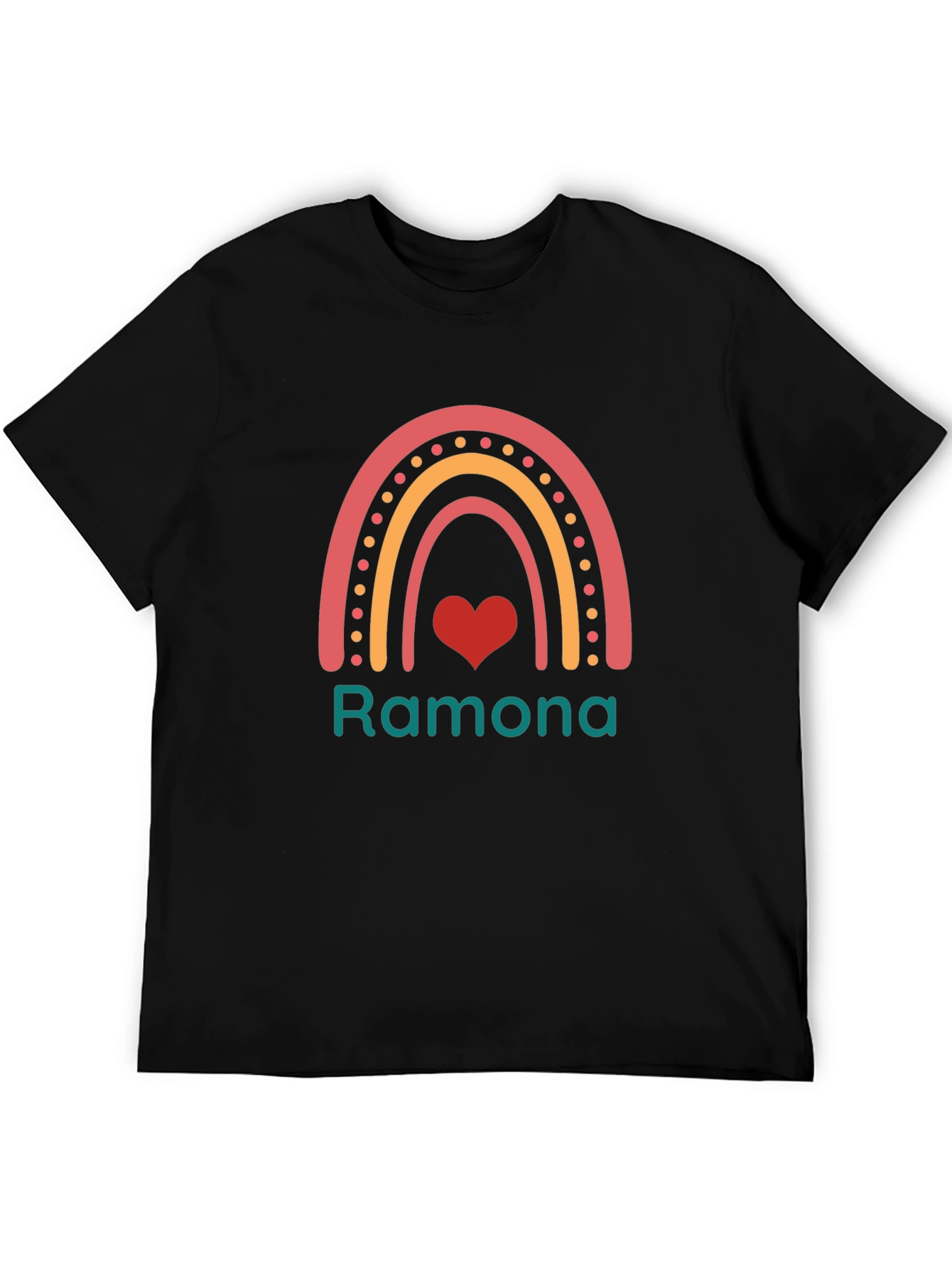 Ramona Rainbow Heart Tee