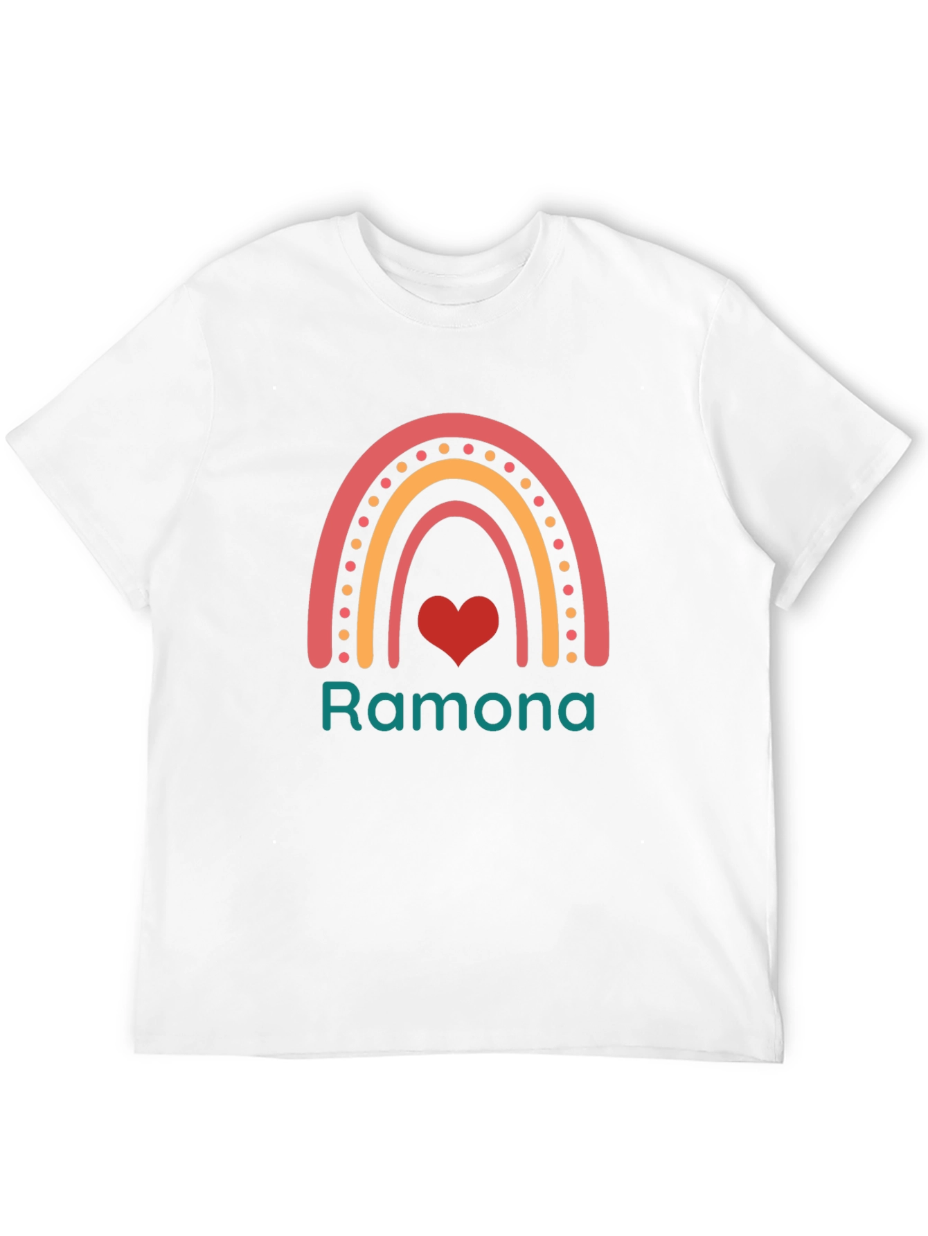 Ramona Rainbow Heart Tee