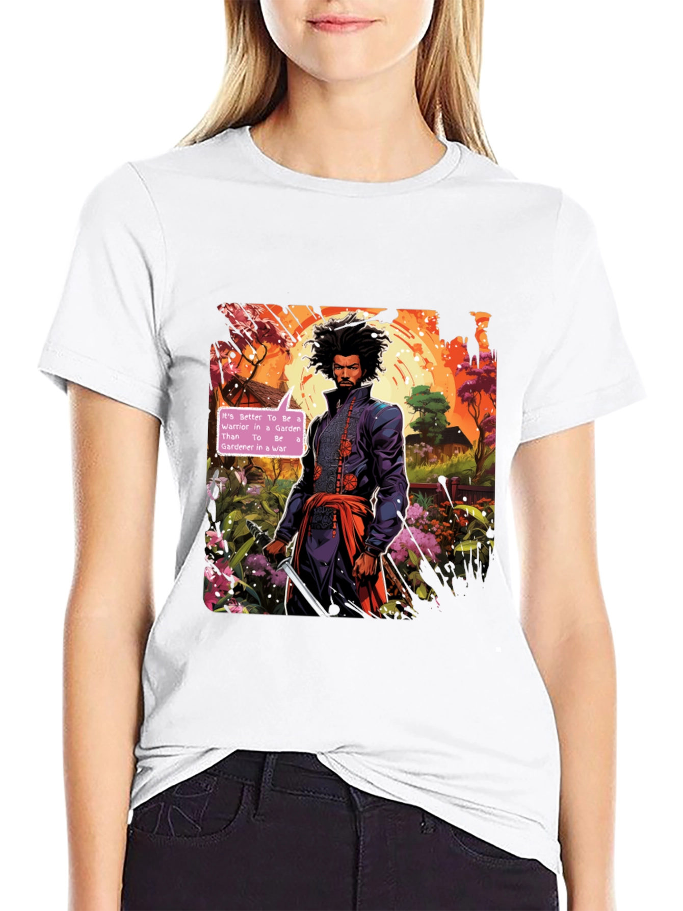 Warrior in a Garden T-Shirt