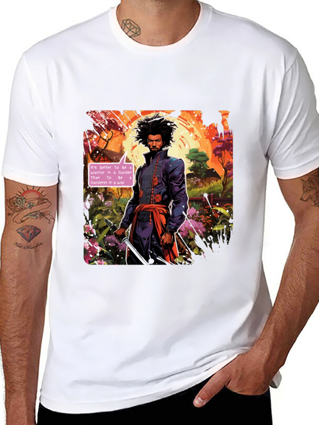 Warrior in a Garden T-Shirt