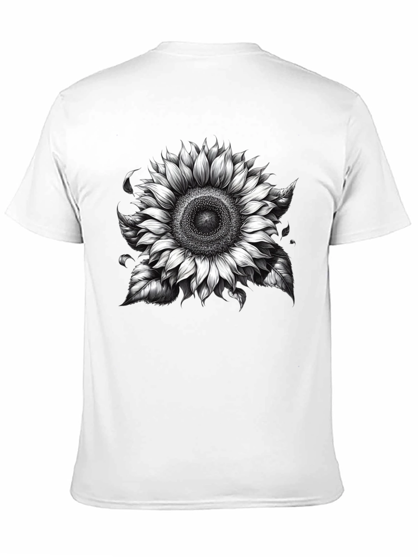 Black Sunflower Graphic Tee