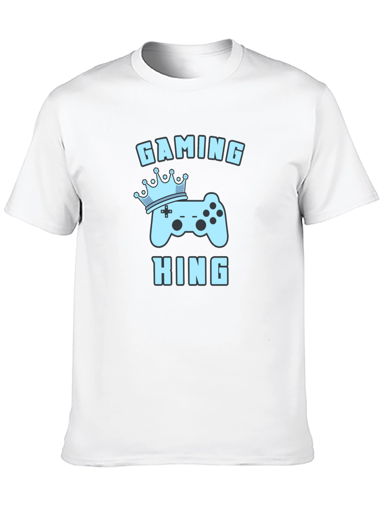 Gaming King T-Shirt - Gamer Tee with Controller Design